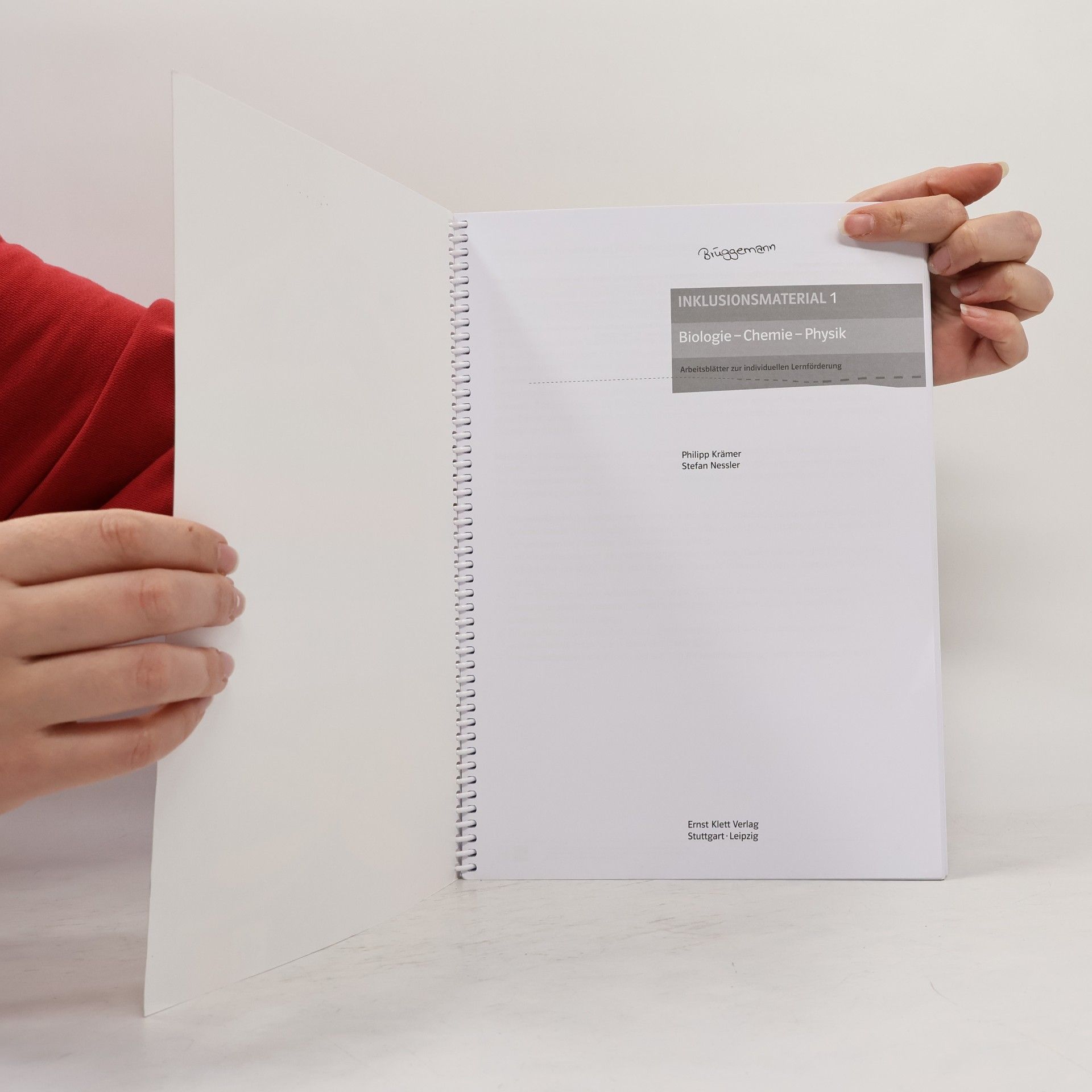 Philipp Kramer Inklusionsmaterial - 1: Biologie - Chemie - Physik