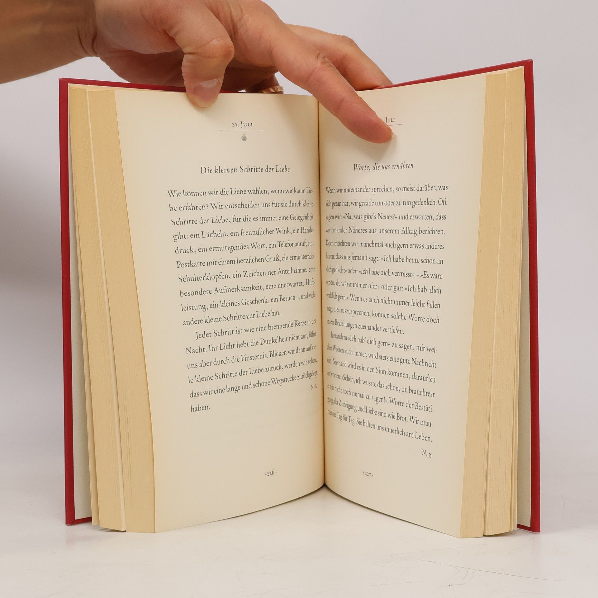 Phil Bosmans Für jeden Tag ein gutes Wort. Texte v. Phil Bosmans, Anselm Grün, Anthony de Mello, Henri J. M. Nouwen, Andrea Schwarz