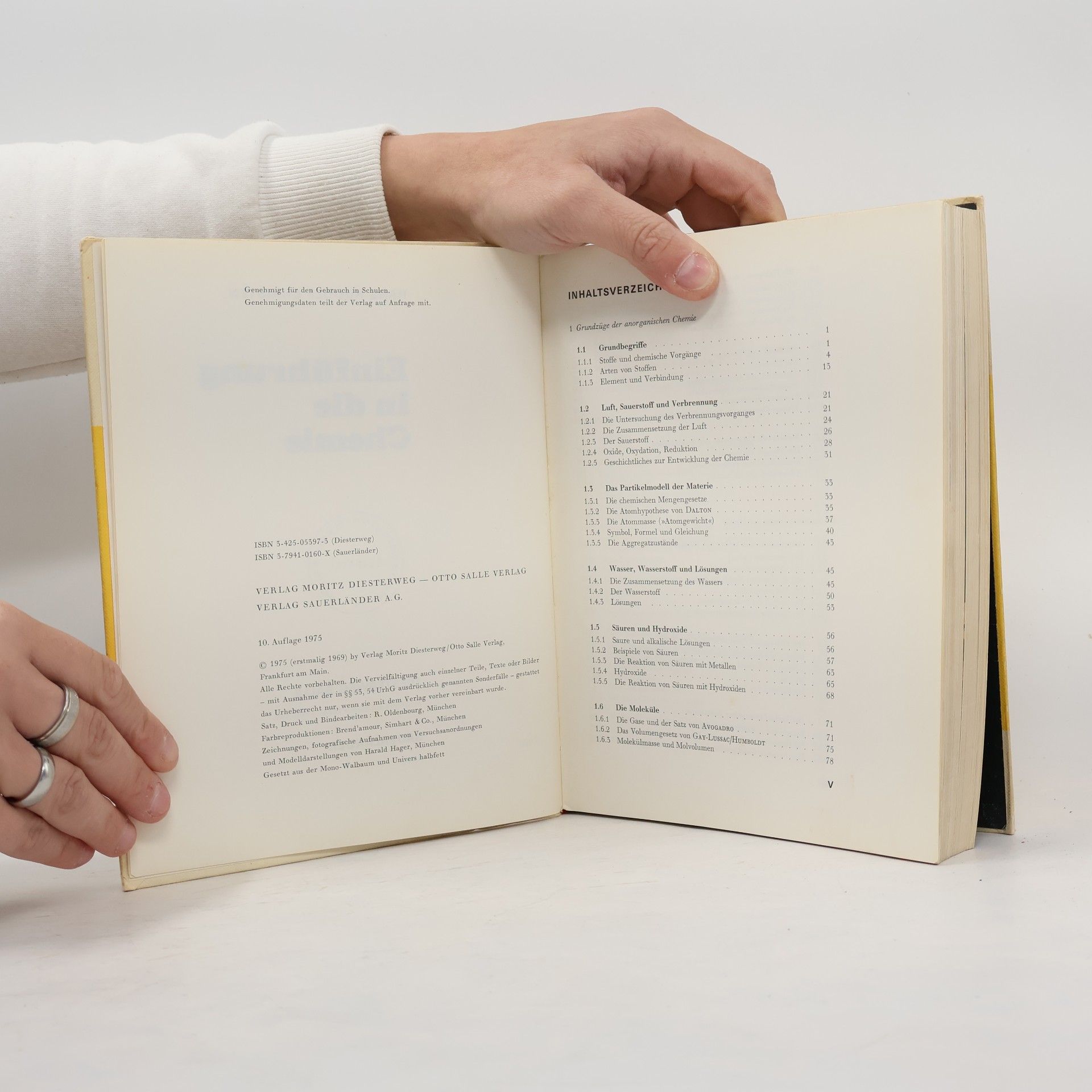 Hans Rudolf Christen Einführung in die Chemie