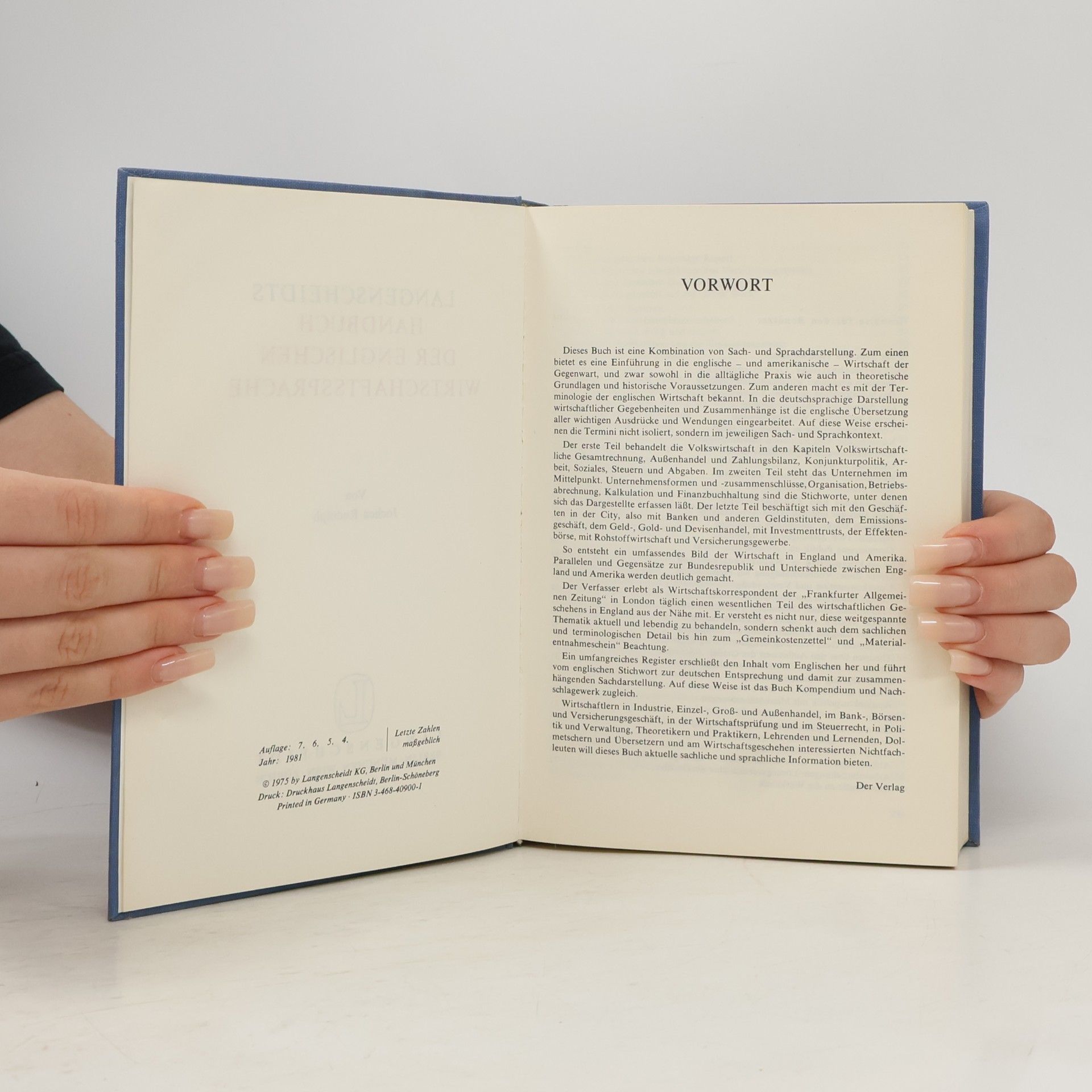 Jochen Rudolph Langenscheidts Handbuch der englischen Wirtschaftssprache
