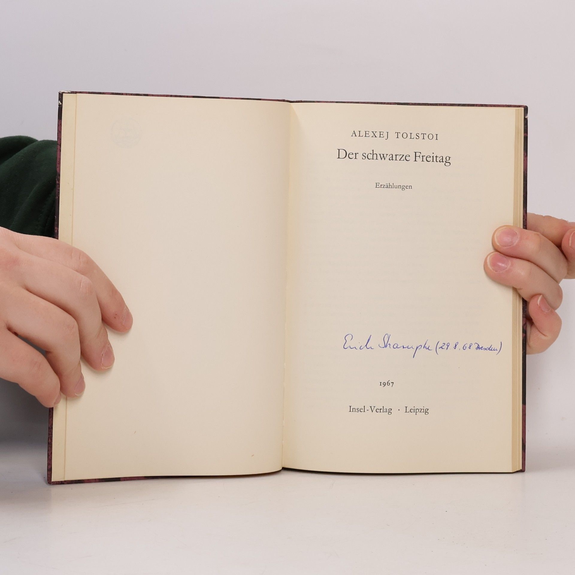 Alexej Tolstoi Der schwarze Freitag