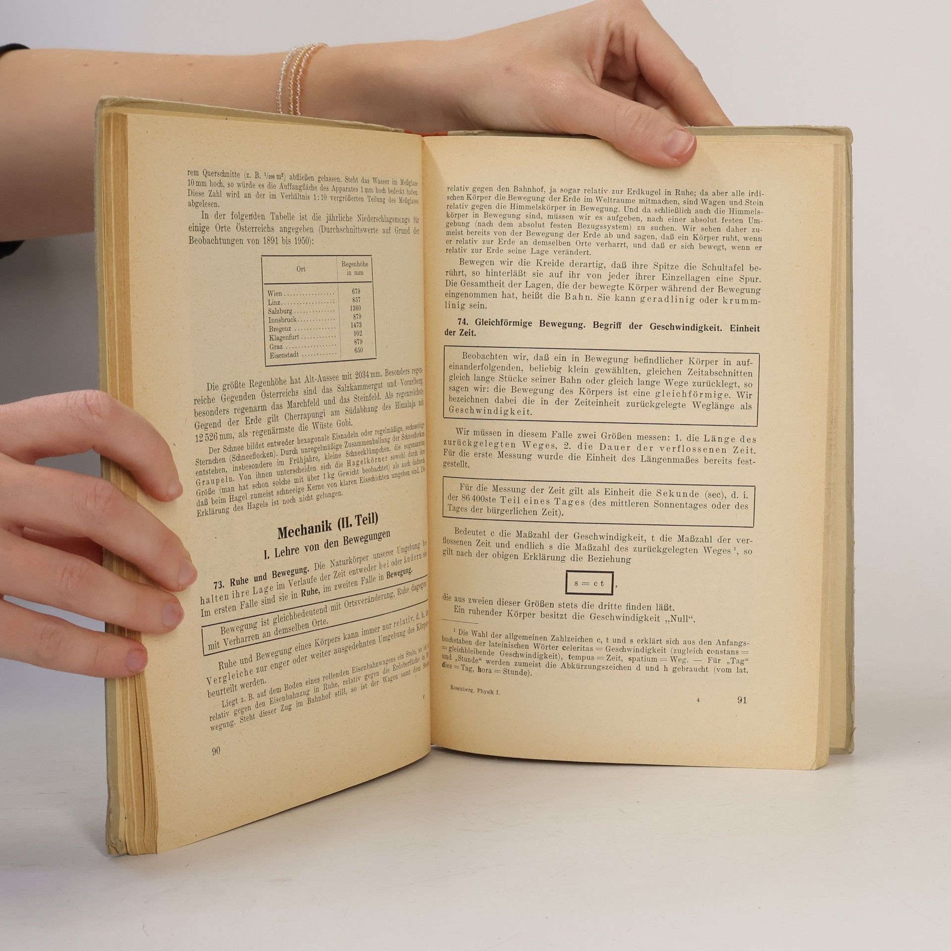 Rosenberg Lehrbuch der Physik 1