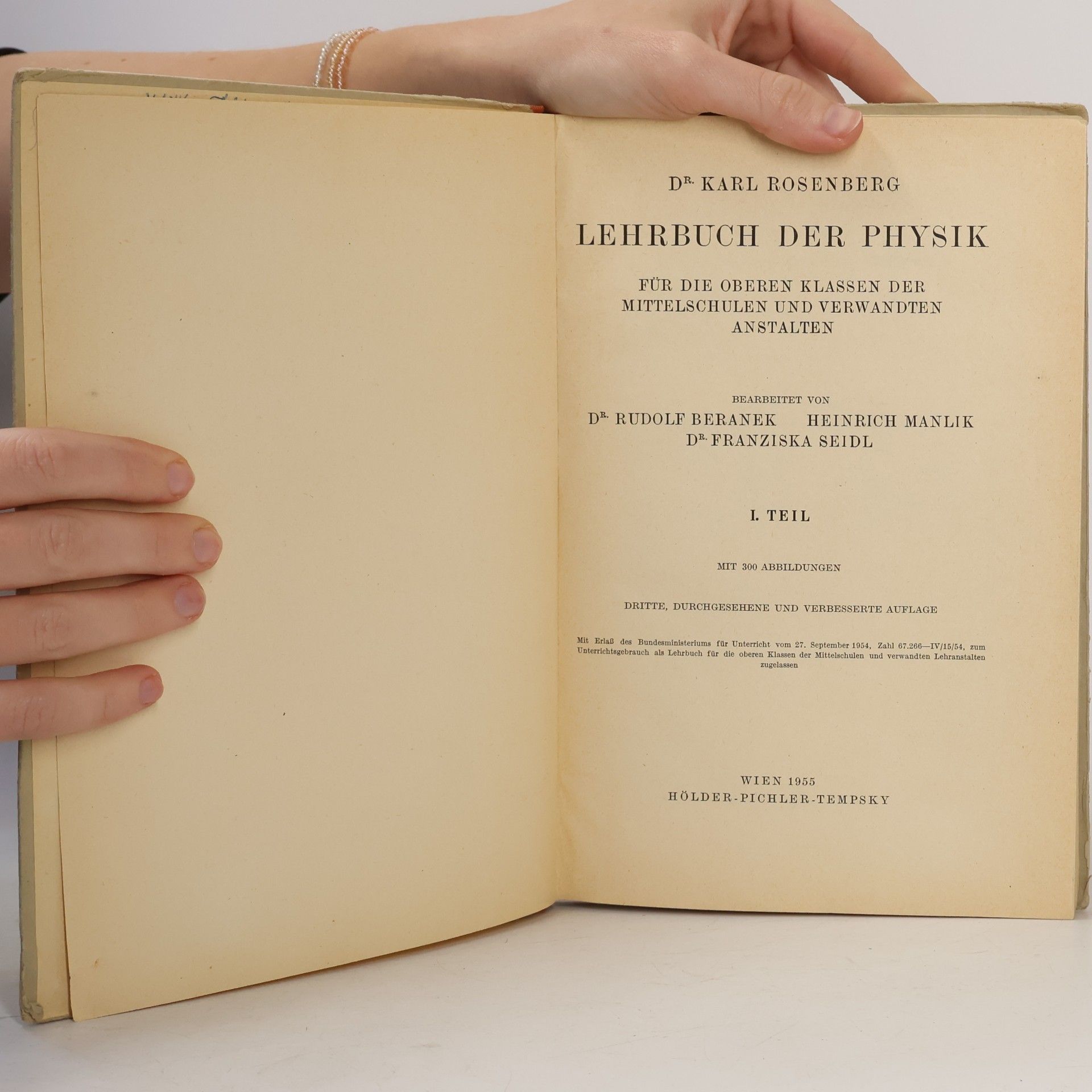 Rosenberg Lehrbuch der Physik 1