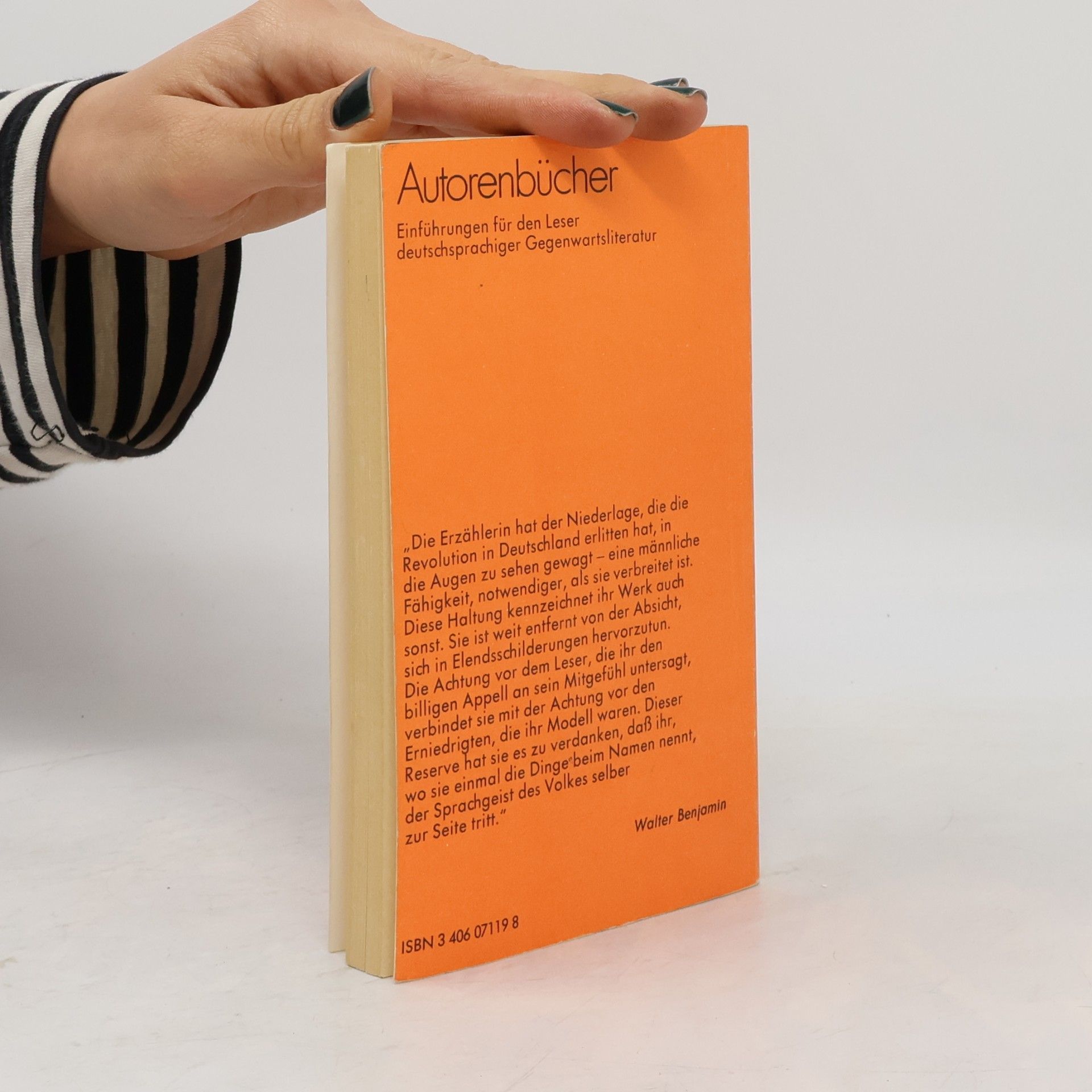 Klaus Sauer Autorenbücher - 9: Anna Seghers (1. Aufl.)