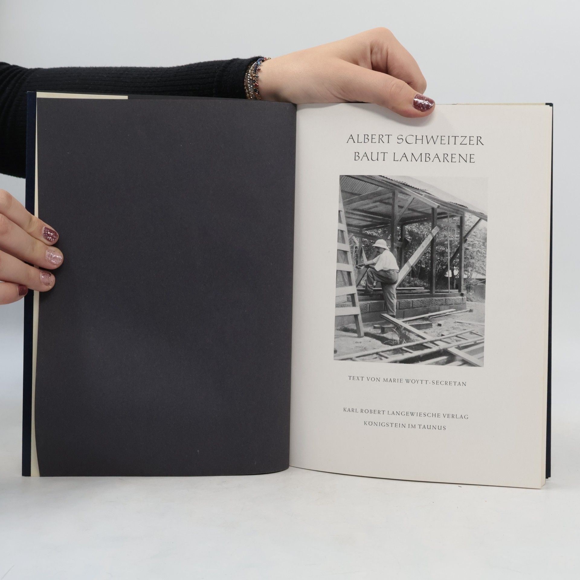 Autorenkollektiv Albert Schweitzer baut Lambarene. Die blauen Bücher