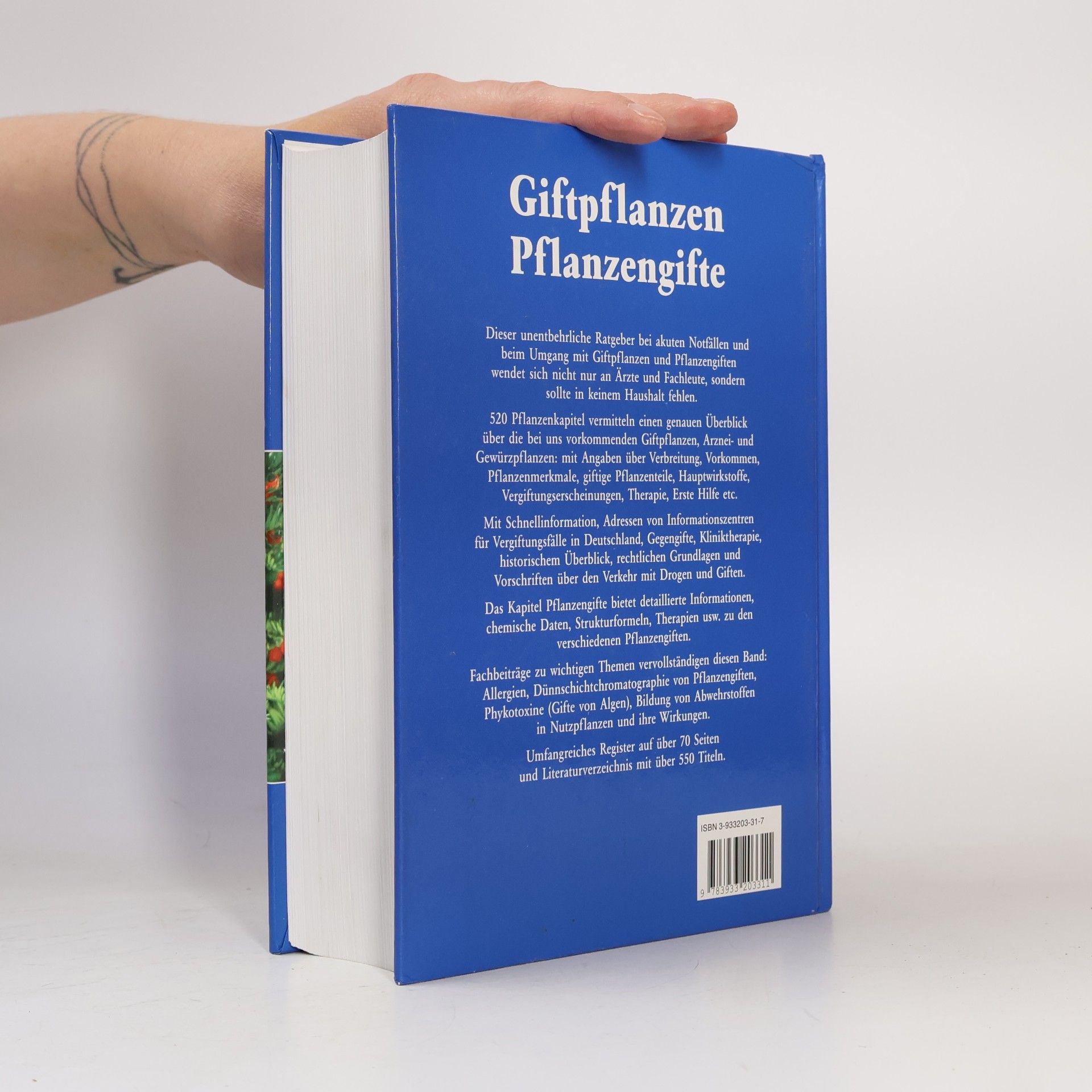 Lutz Roth Giftpflanzen-Pflanzengifte