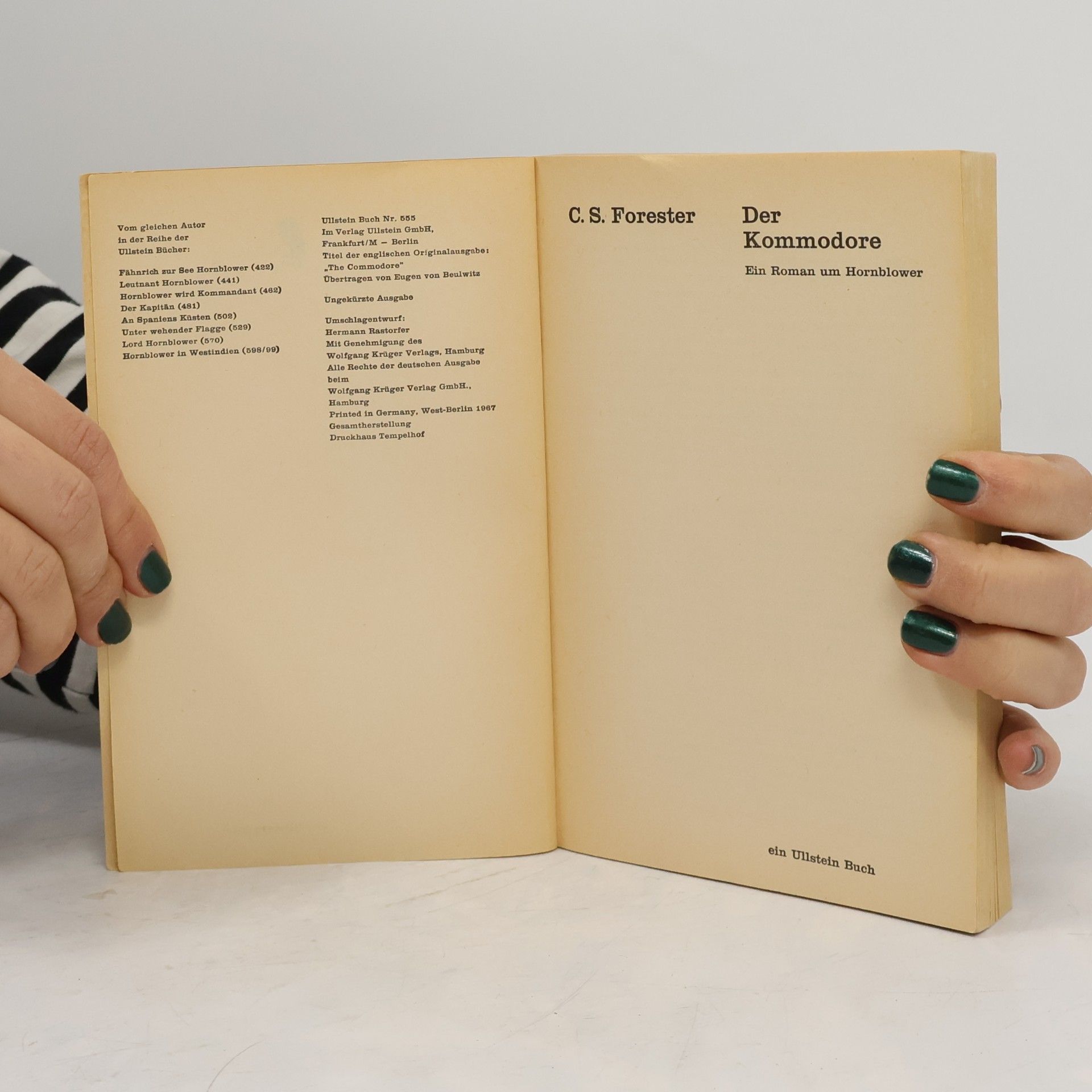 C. S. Forester Der Kommodore