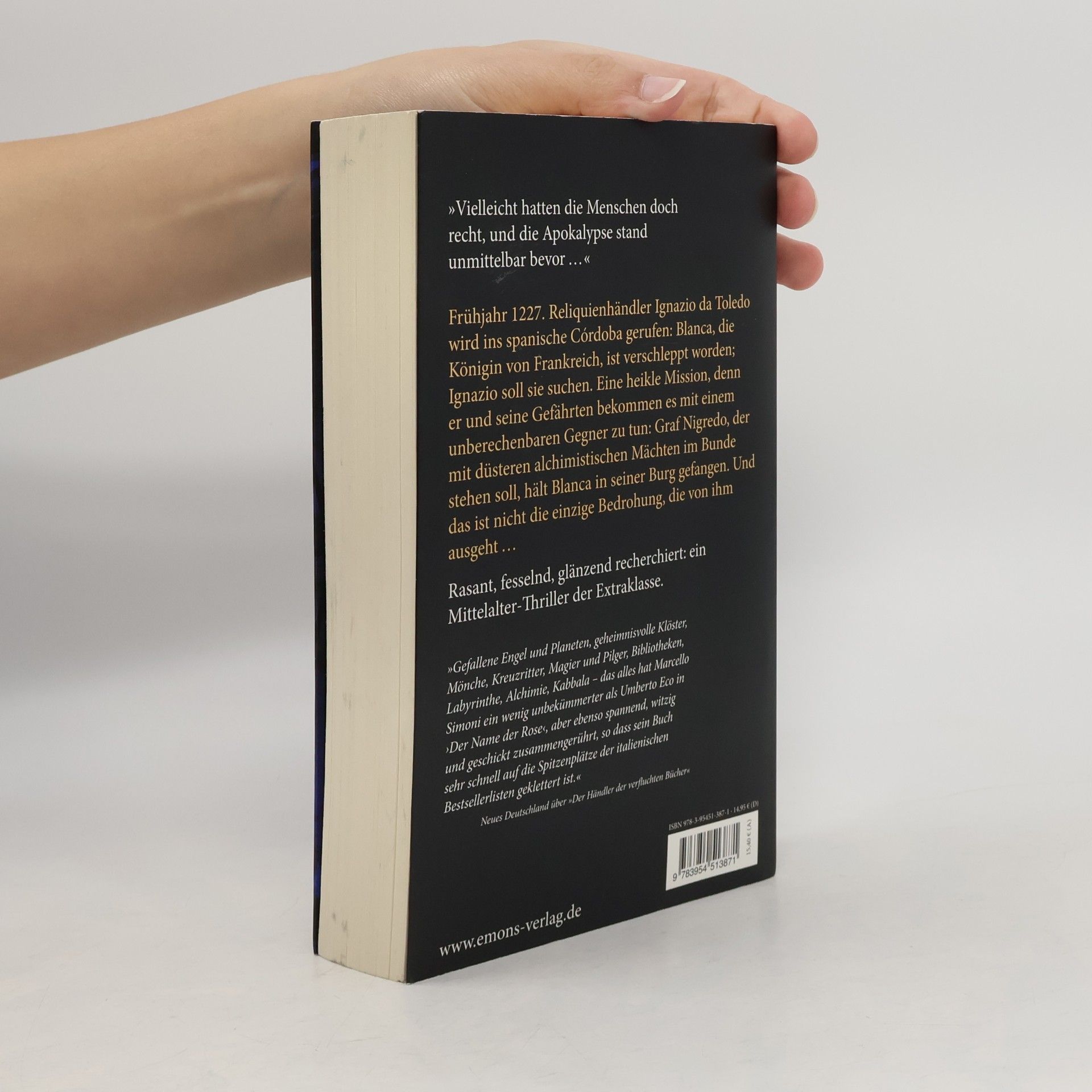Marcello Simoni Die verschwundene Bibliothek des Alchimisten