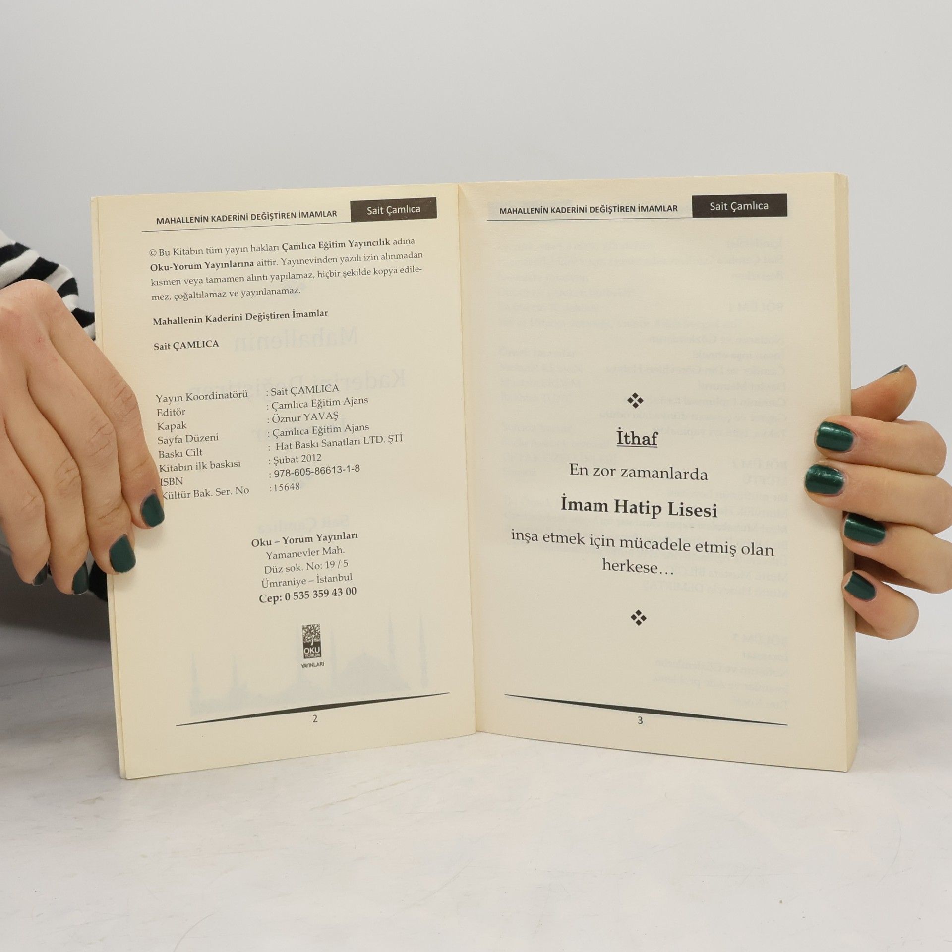 Sait Çamlıca Mahallenin Kaderini Değiştiren İmamlar - 10. Baskı