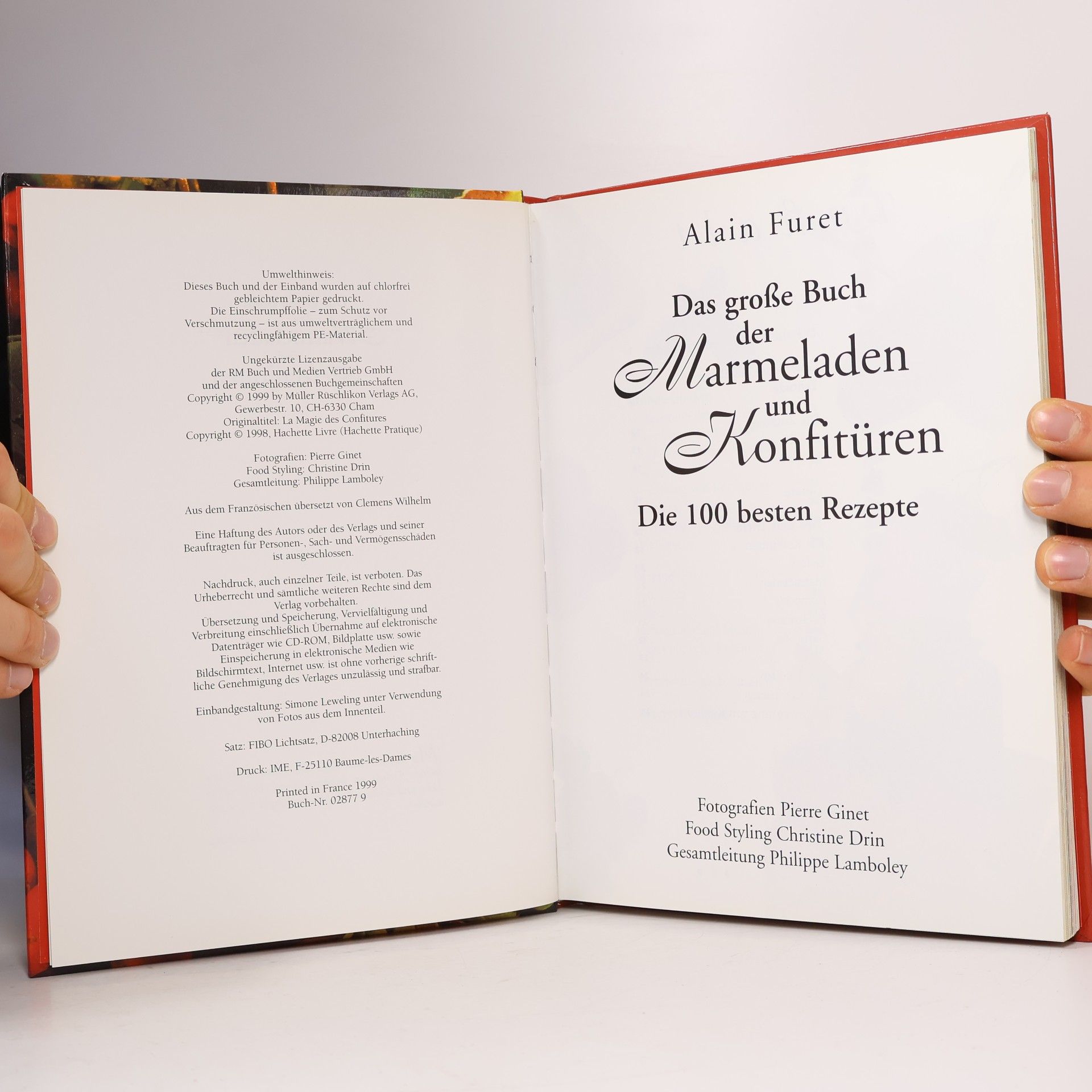 Alain Furet Das große Buch der Marmeladen und Konfitüren