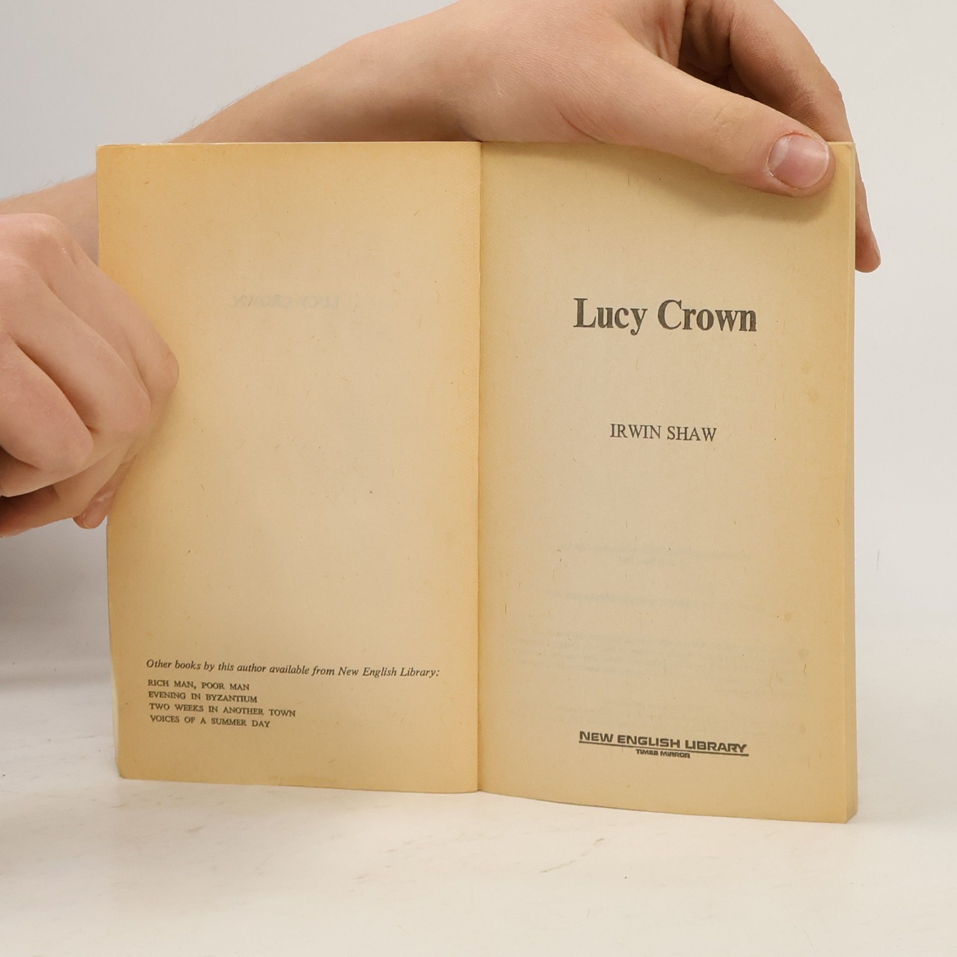 Irwin Shaw Lucy Crown
