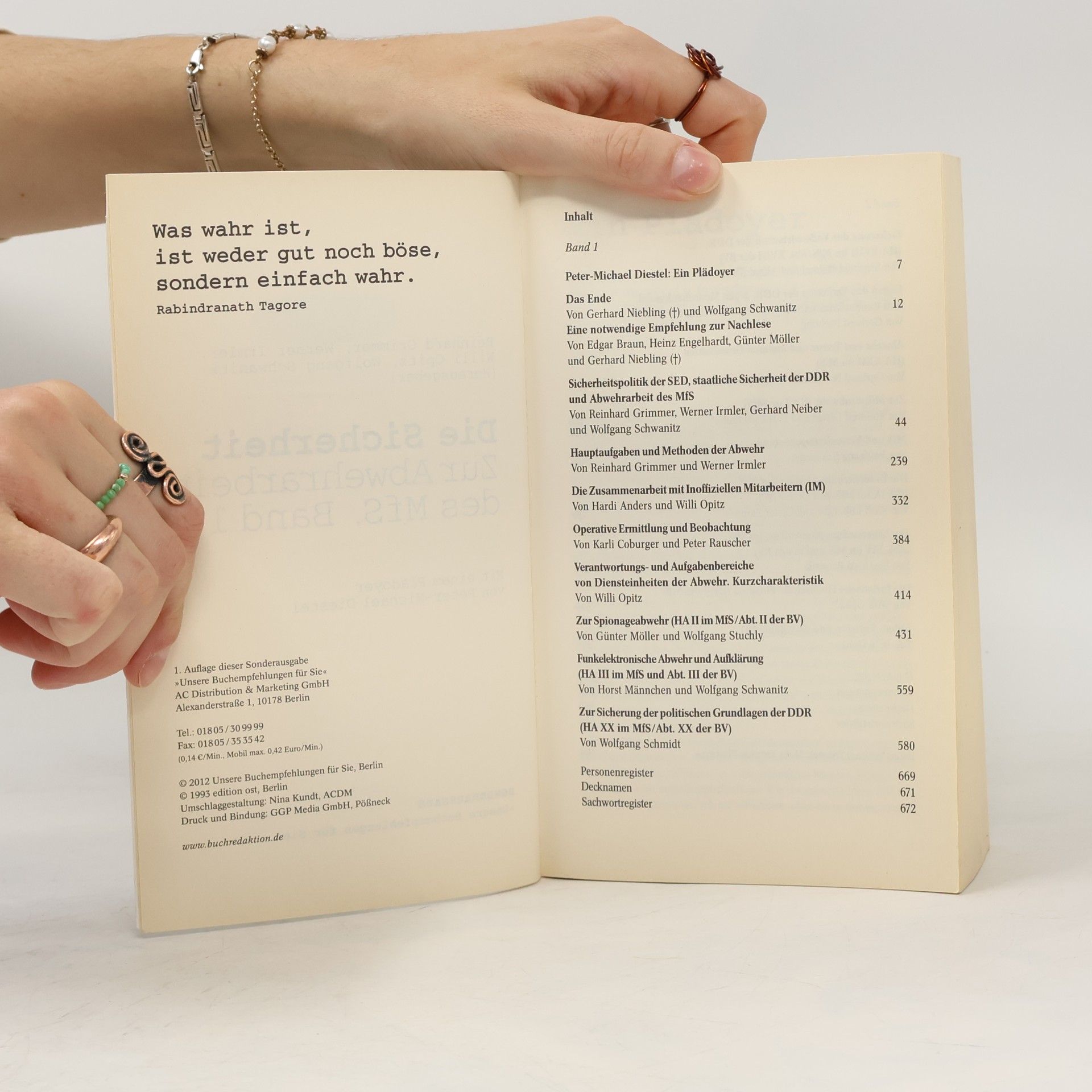 Various authors Die Sicherheit 1
