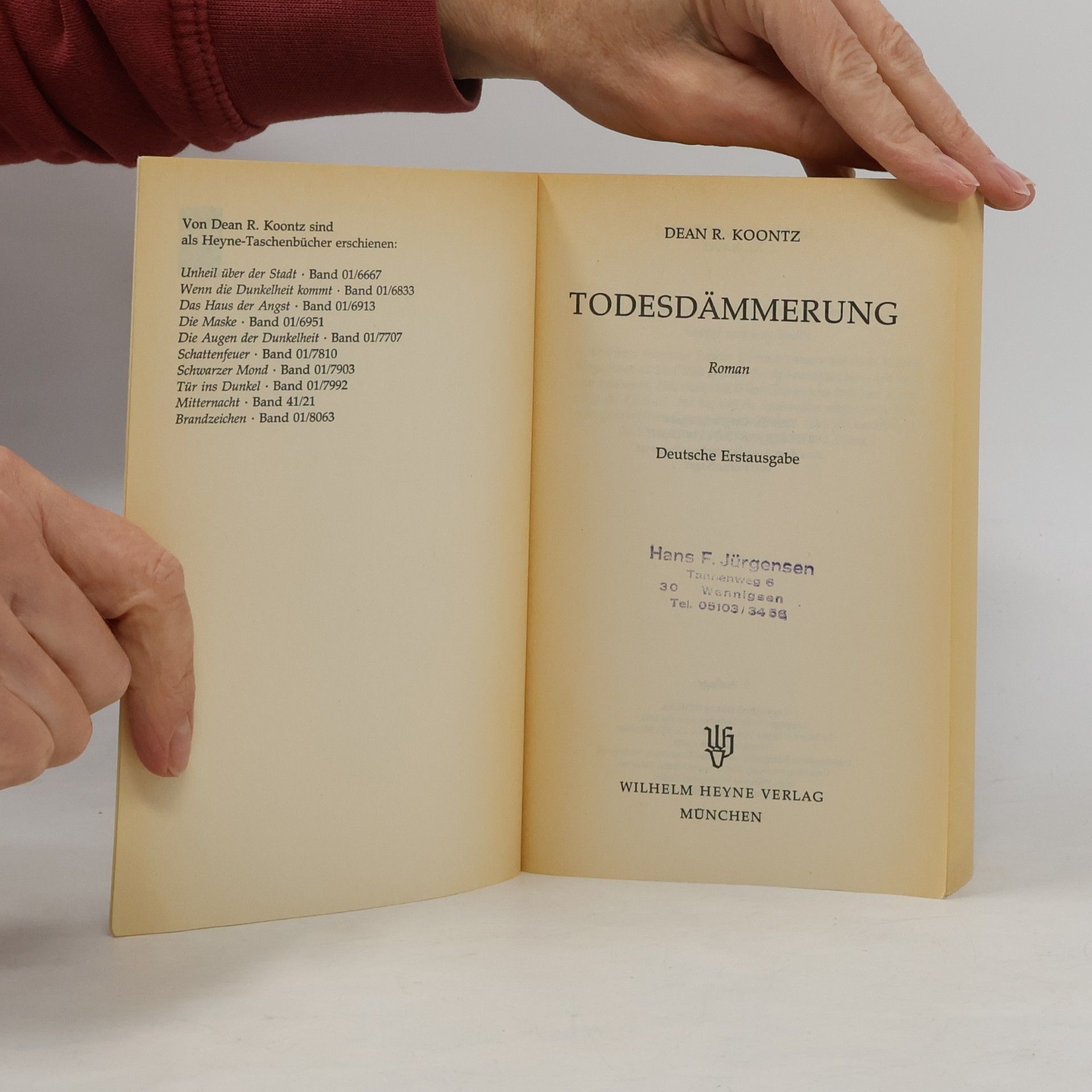 Dean Ray Koontz Todesdämmerung