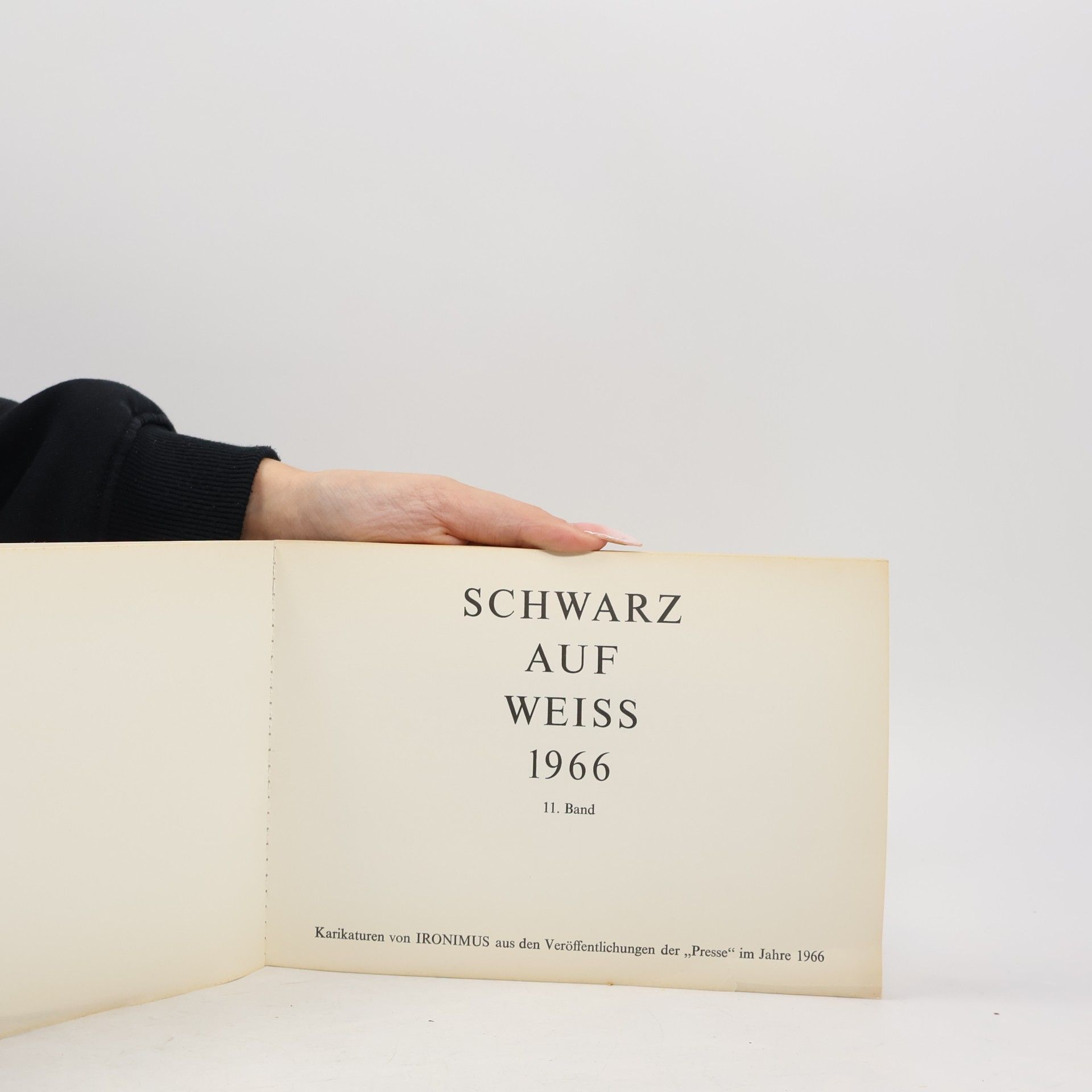 Ironimus Schwarz auf Weiss. Karikaturen des Jahres 1966