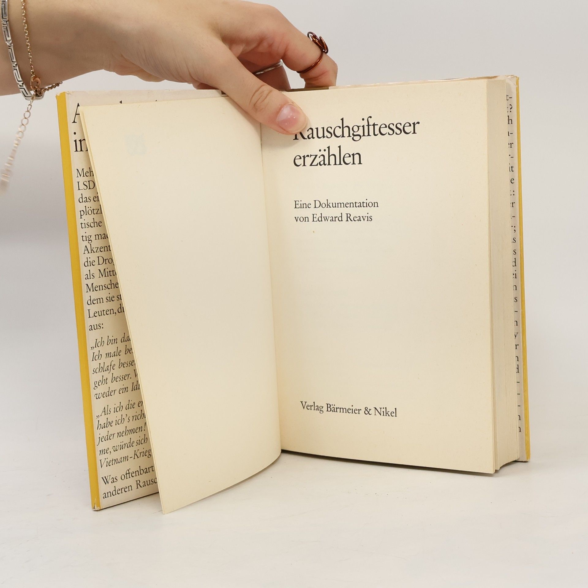 Edward Reavis Rauschgiftesser erzählen