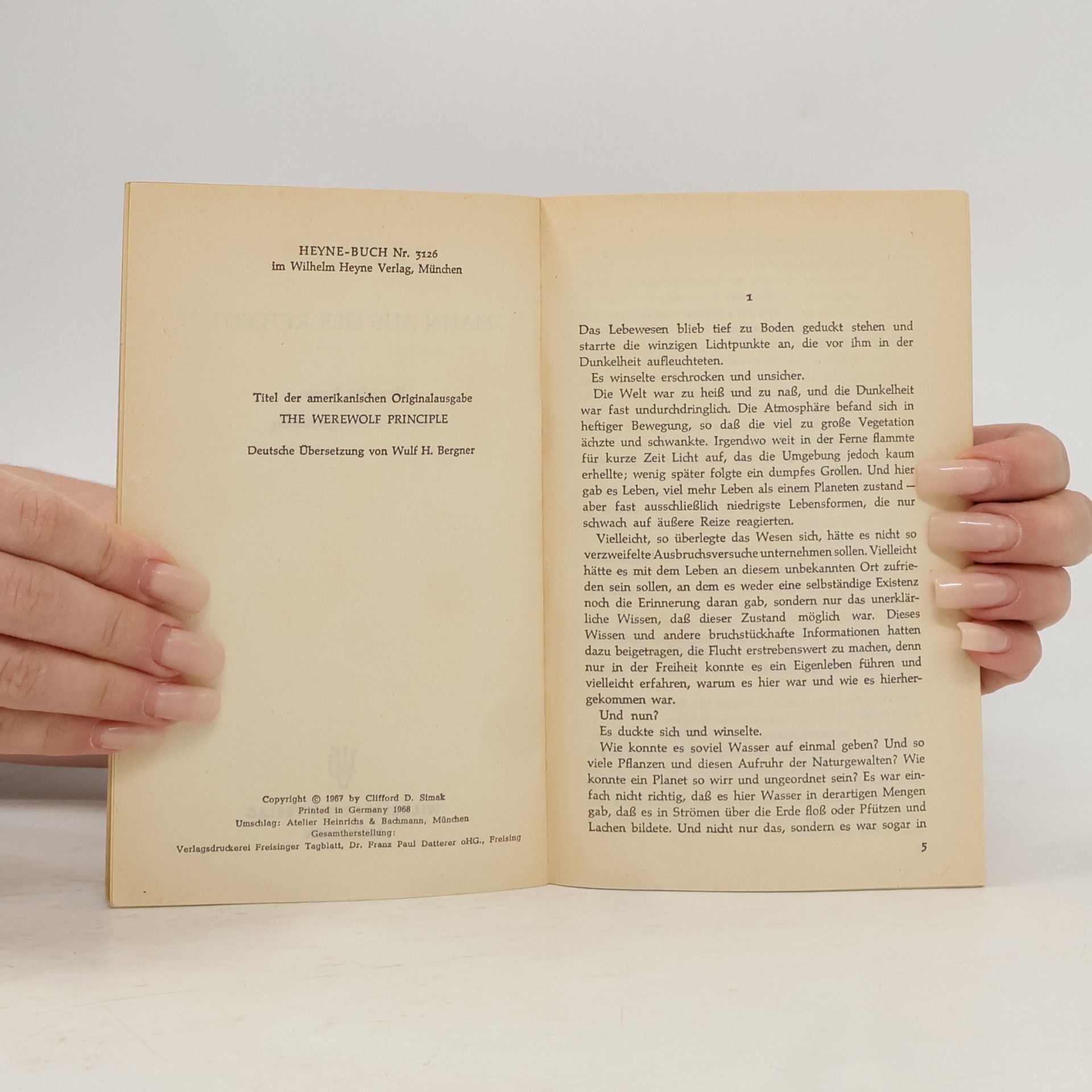 Clifford D. Simak Mann aus der Retorte