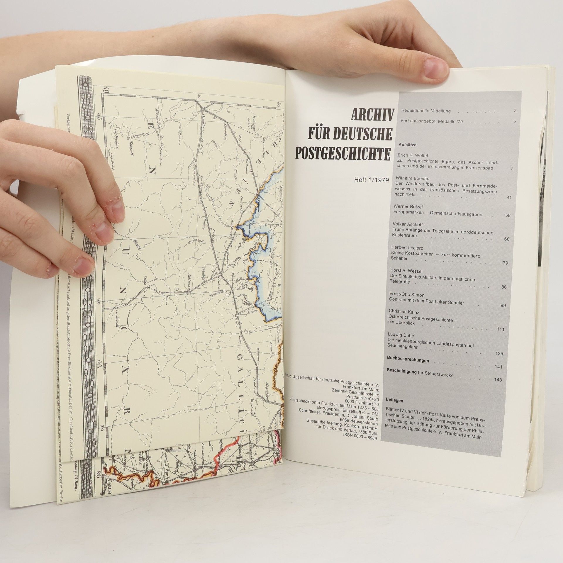 Autorenkollektiv Archiv für deutsche Postgeschichte 1/1979