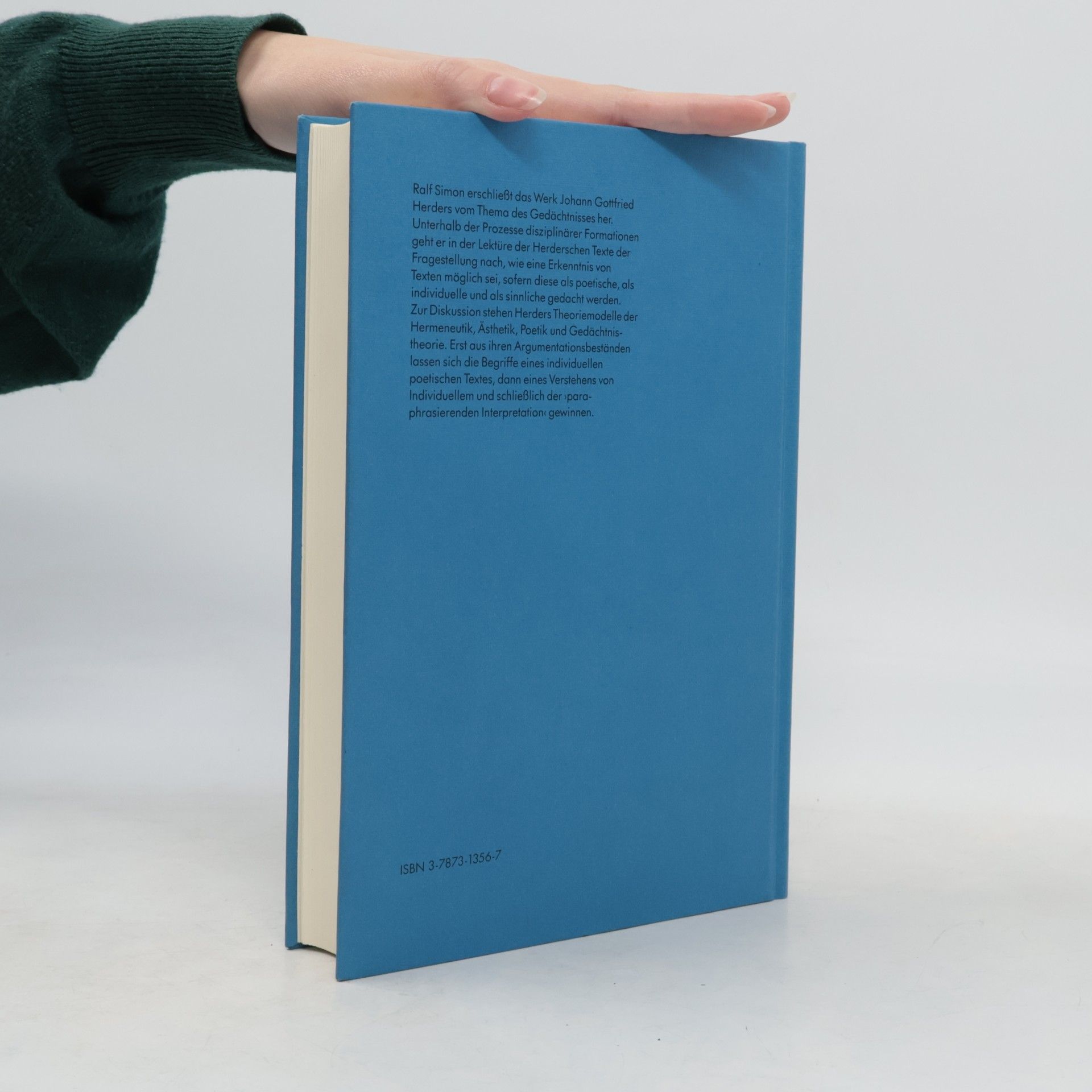 Ralf Simon Philosophische Bibliothek - 23: Das Gedächtnis der Interpretation