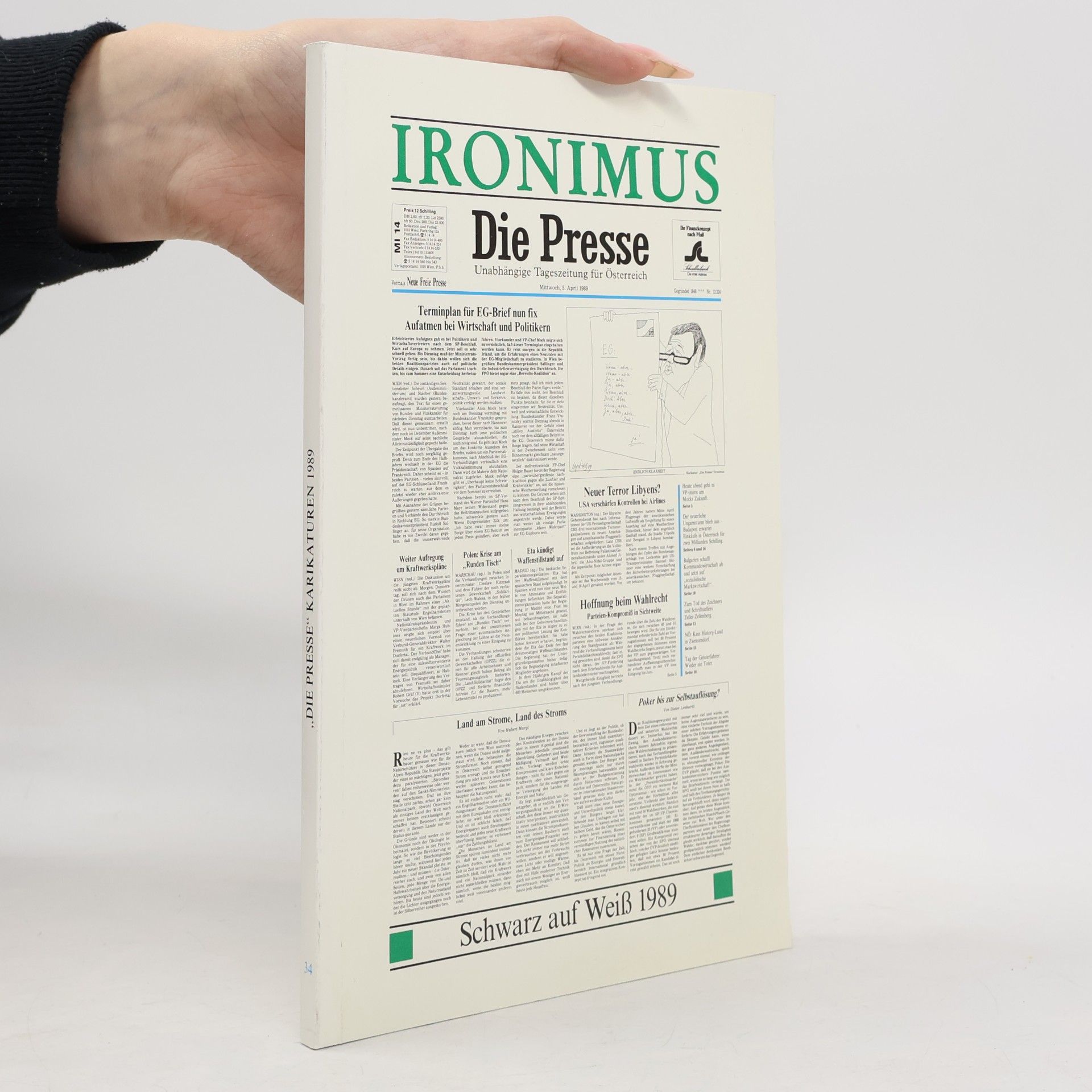 Ironimus: Schwarz auf Weiß 1989