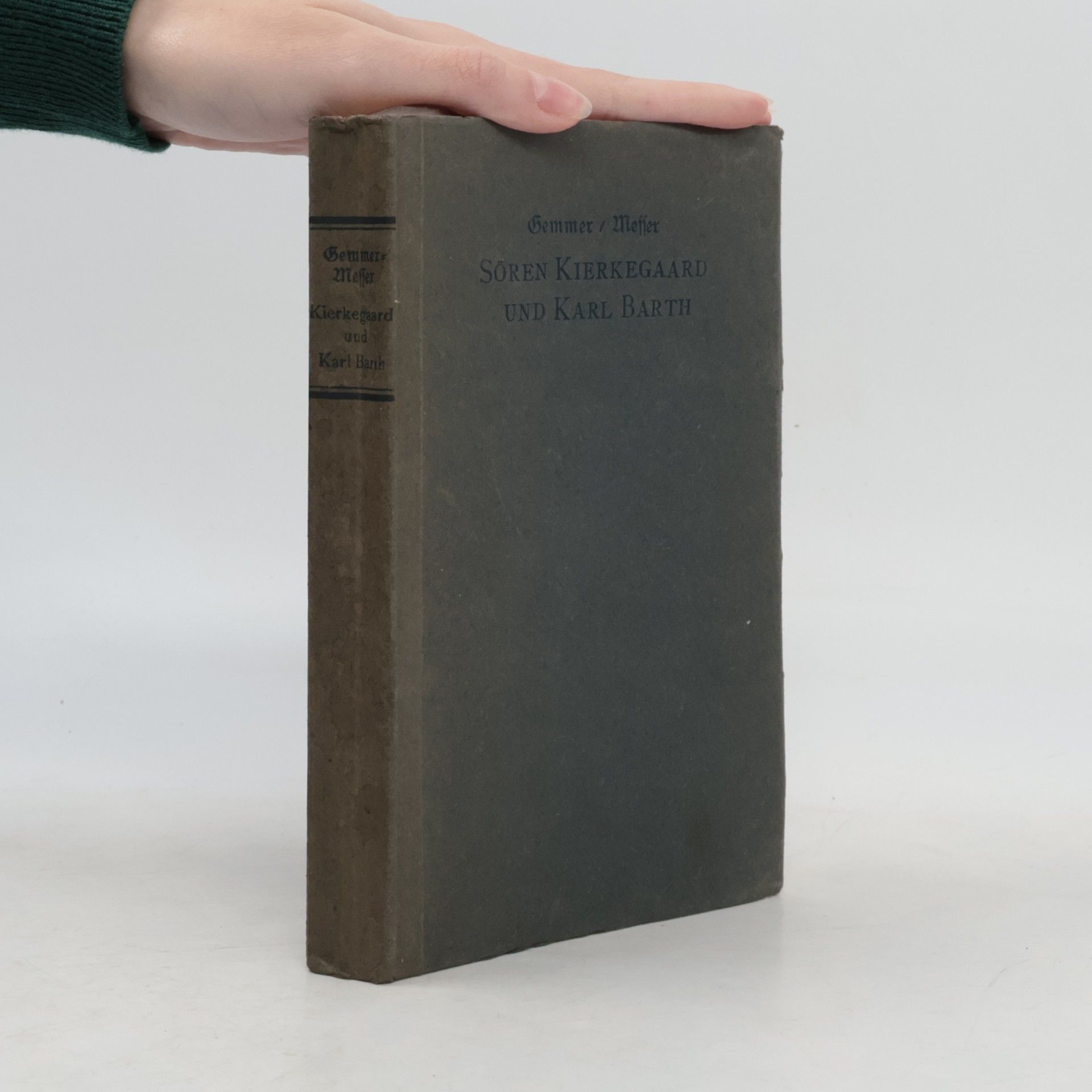 Gemmer Sören Kierkegaard und Karl Barth