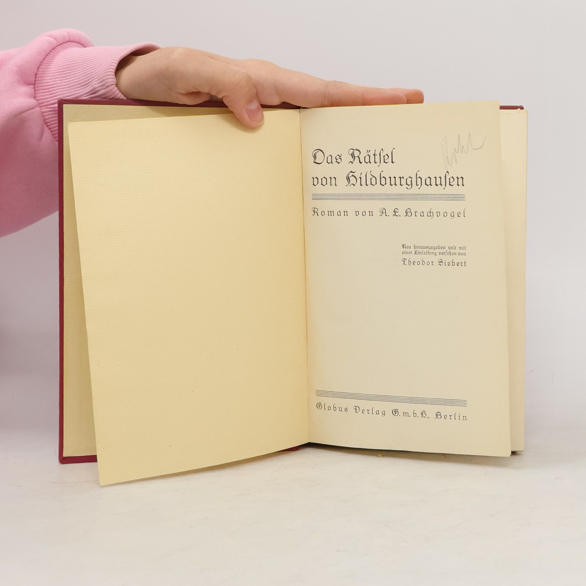 A. E. Brachvogel Das Rätsel von Hildburghausen