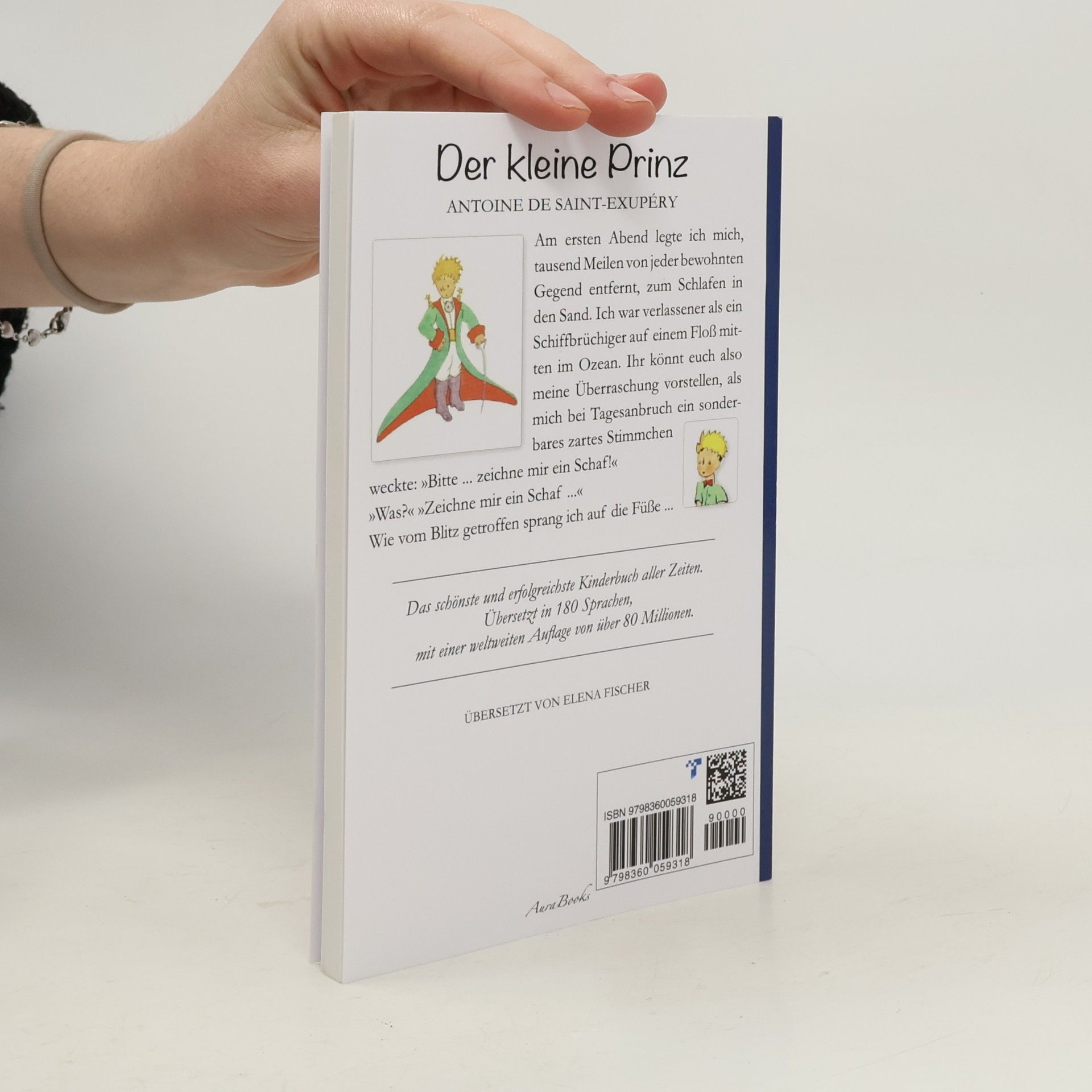 Antoine de Saint-Exupéry Der kleine Prinz (Neuauflage 2022, mit den farbigen Illustrationen des Autors)