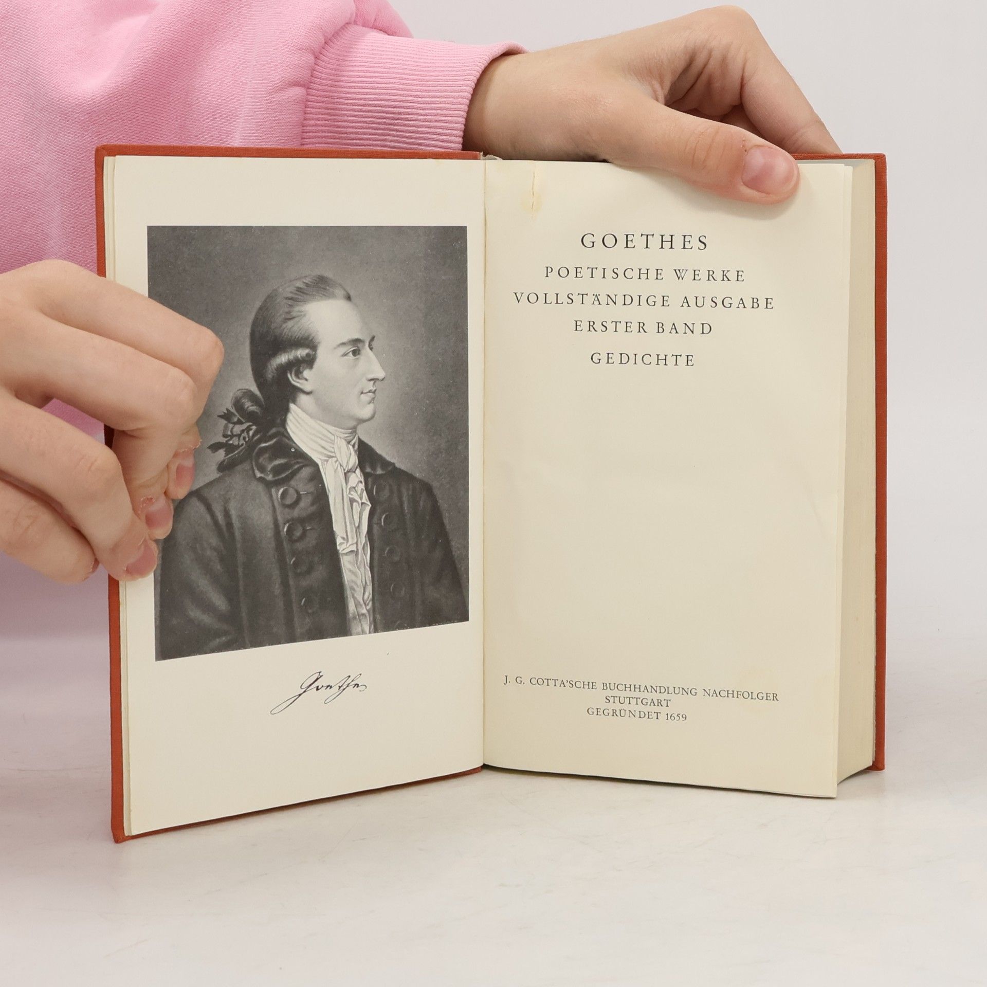 Johann Wolfgang von Goethe Goethes poetische Werke. Erzählende Dichtungen I