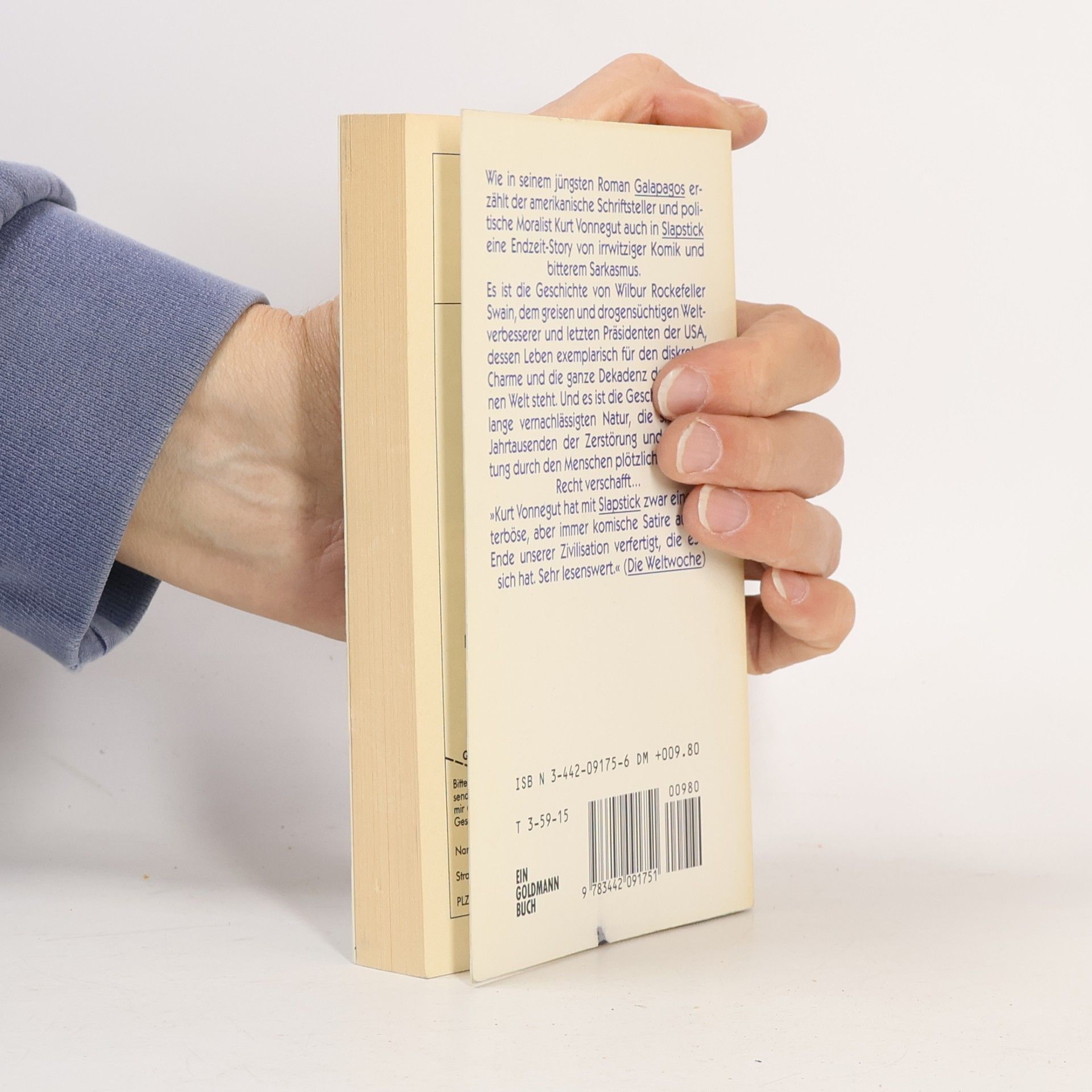Kurt Vonnegut Slapstick oder nie wieder einsam