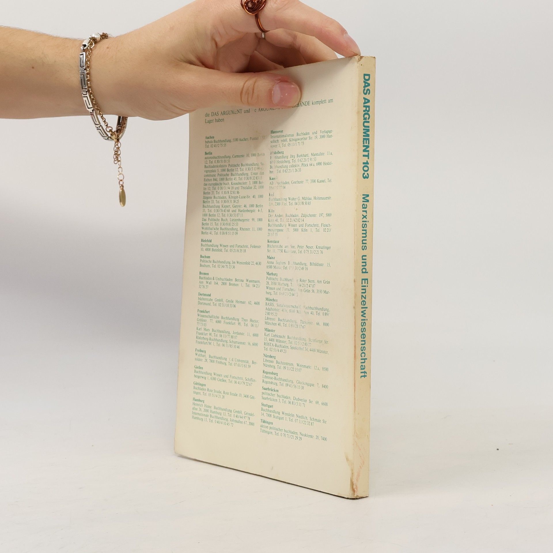Various authors Das Argument 103