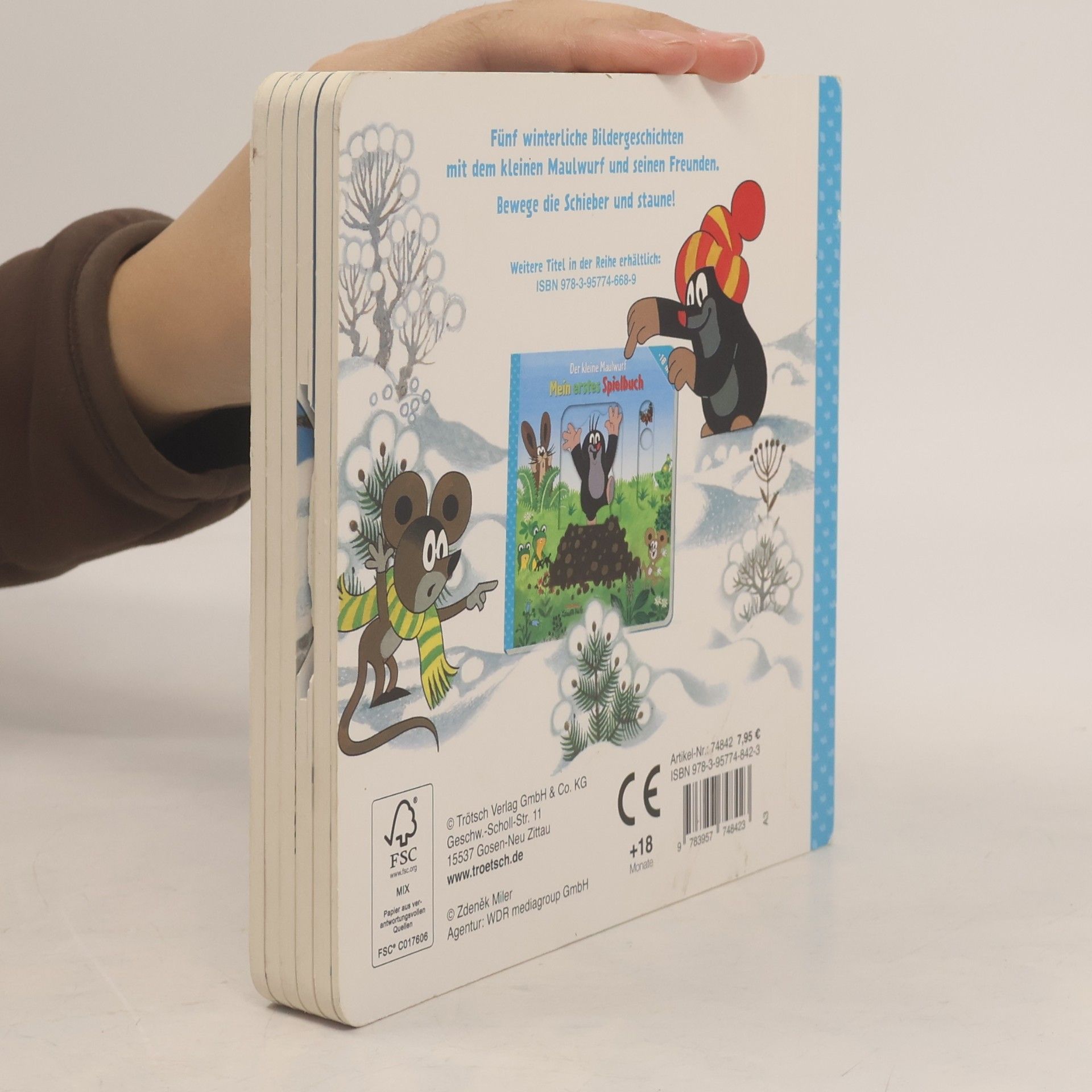 Zdeněk Miler Der kleine Maulwurf - mein erstes Winterspielbuch