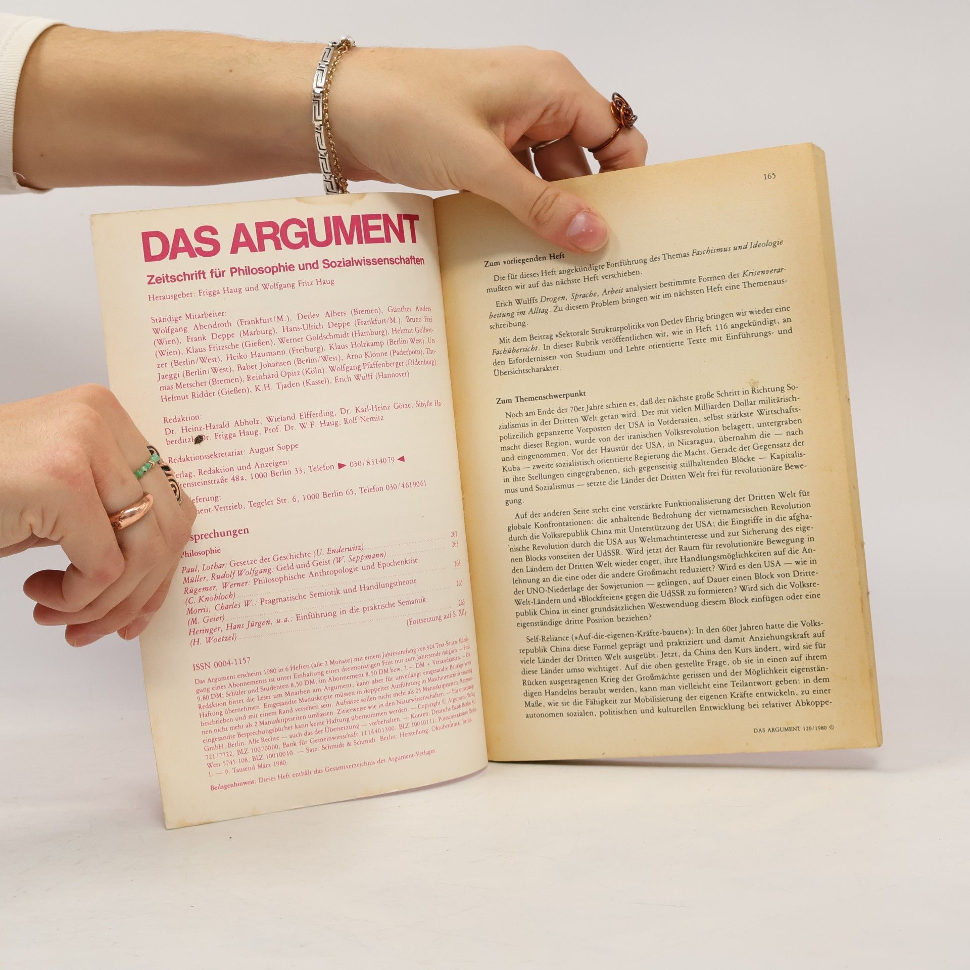 Various authors Das Argument 120