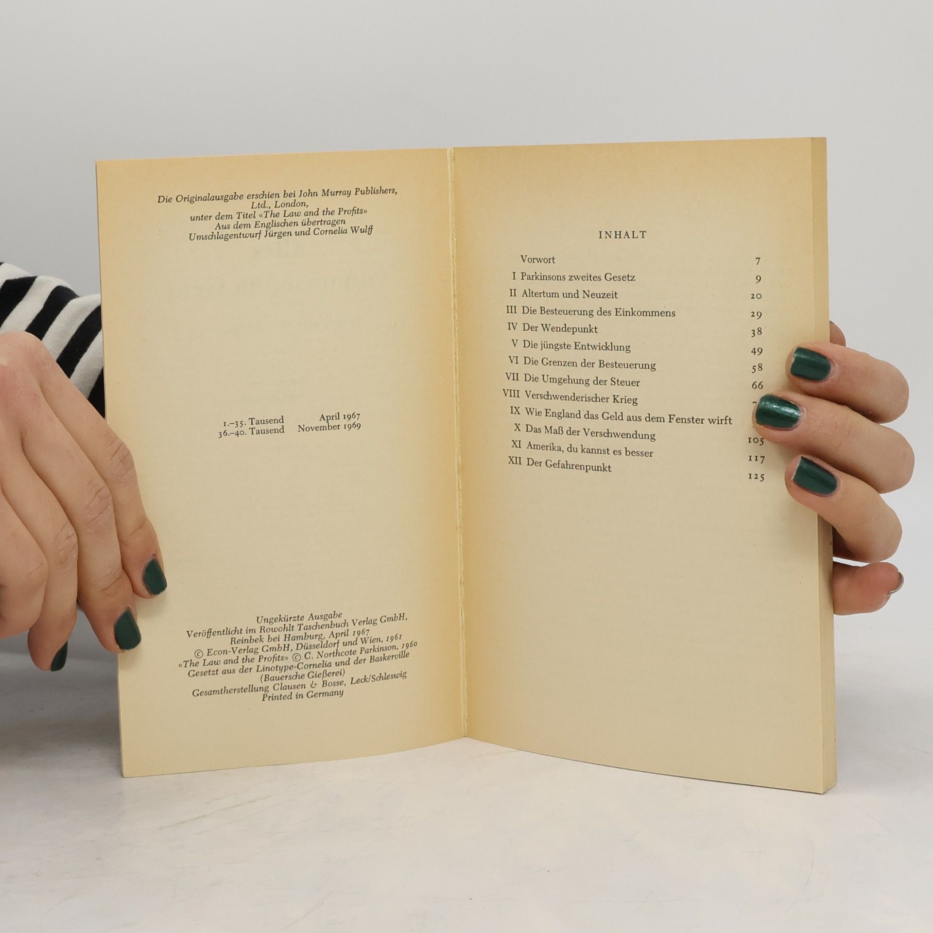 C. Northcote Parkinson ... alles von unserem Geld