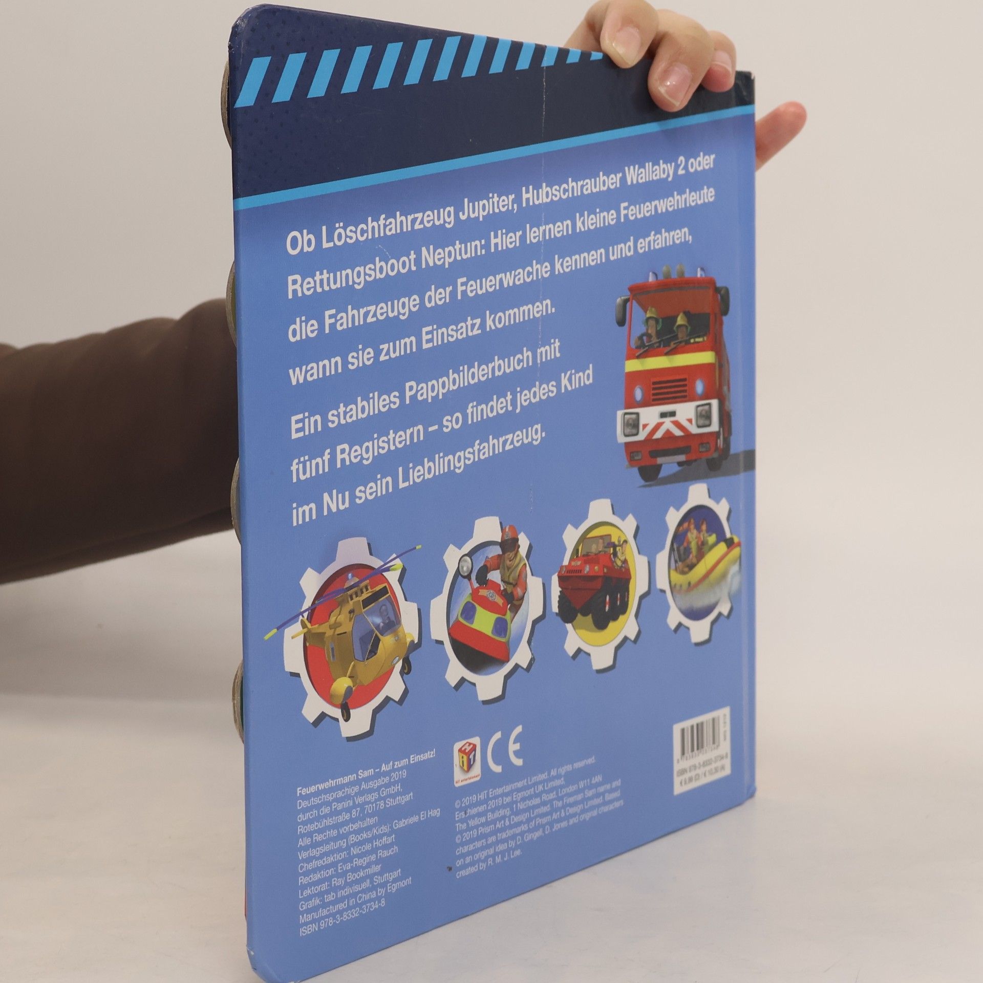 Panini Feuerwehrmann Sam - auf zum Einsatz! - Pappbilderbuch mit Register