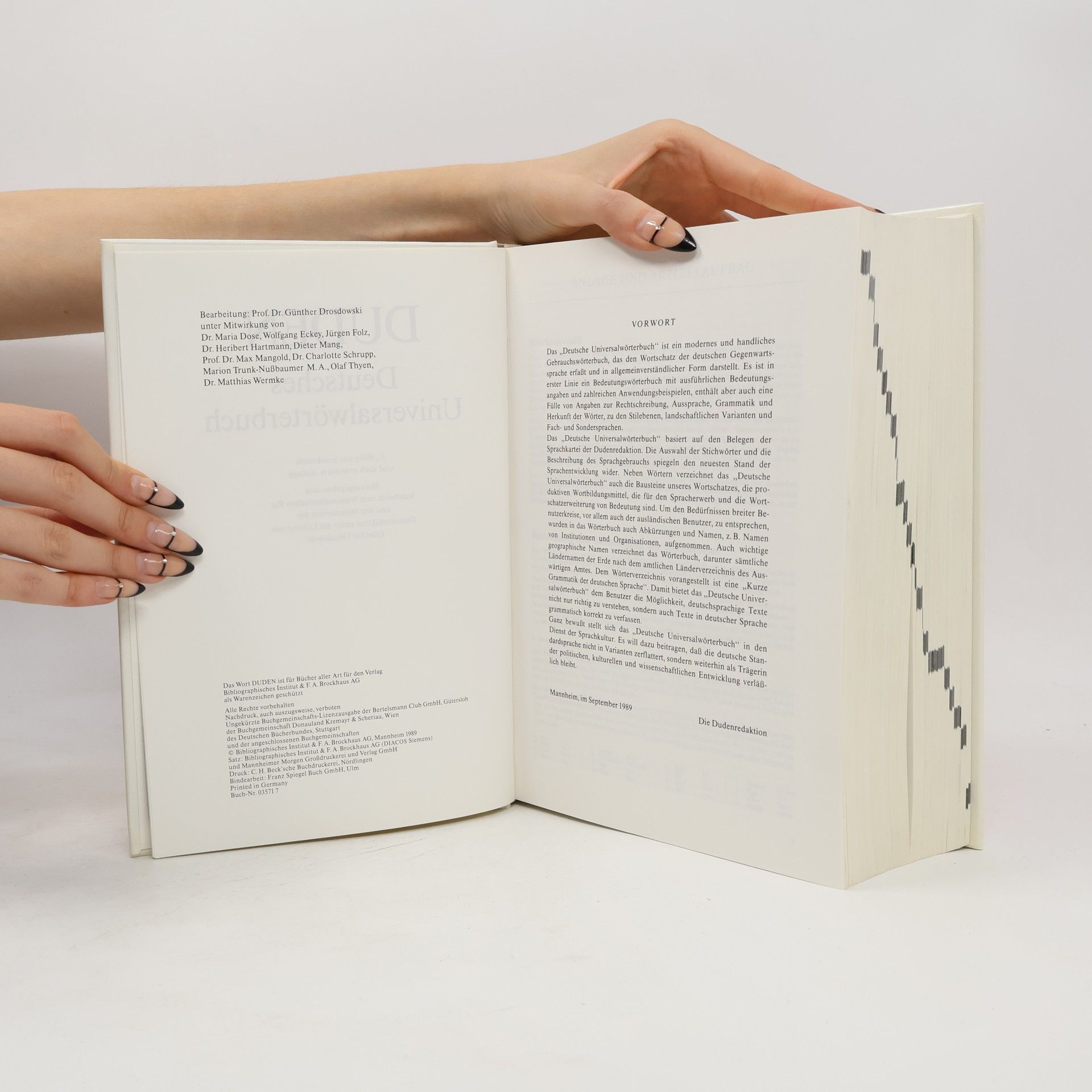 Autores varios Duden Deutsches Universal Wörterbuch A-Z