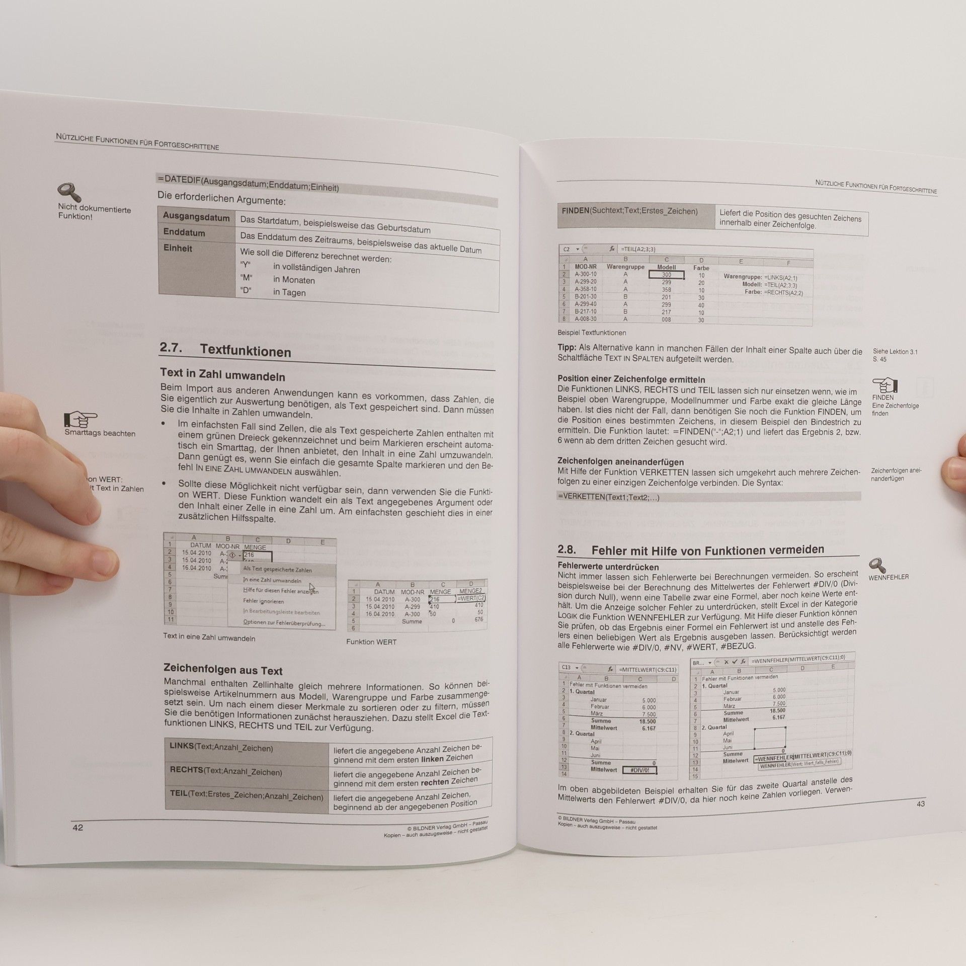 Christian Bildner Microsoft Excel 2010, Aufbauwissen