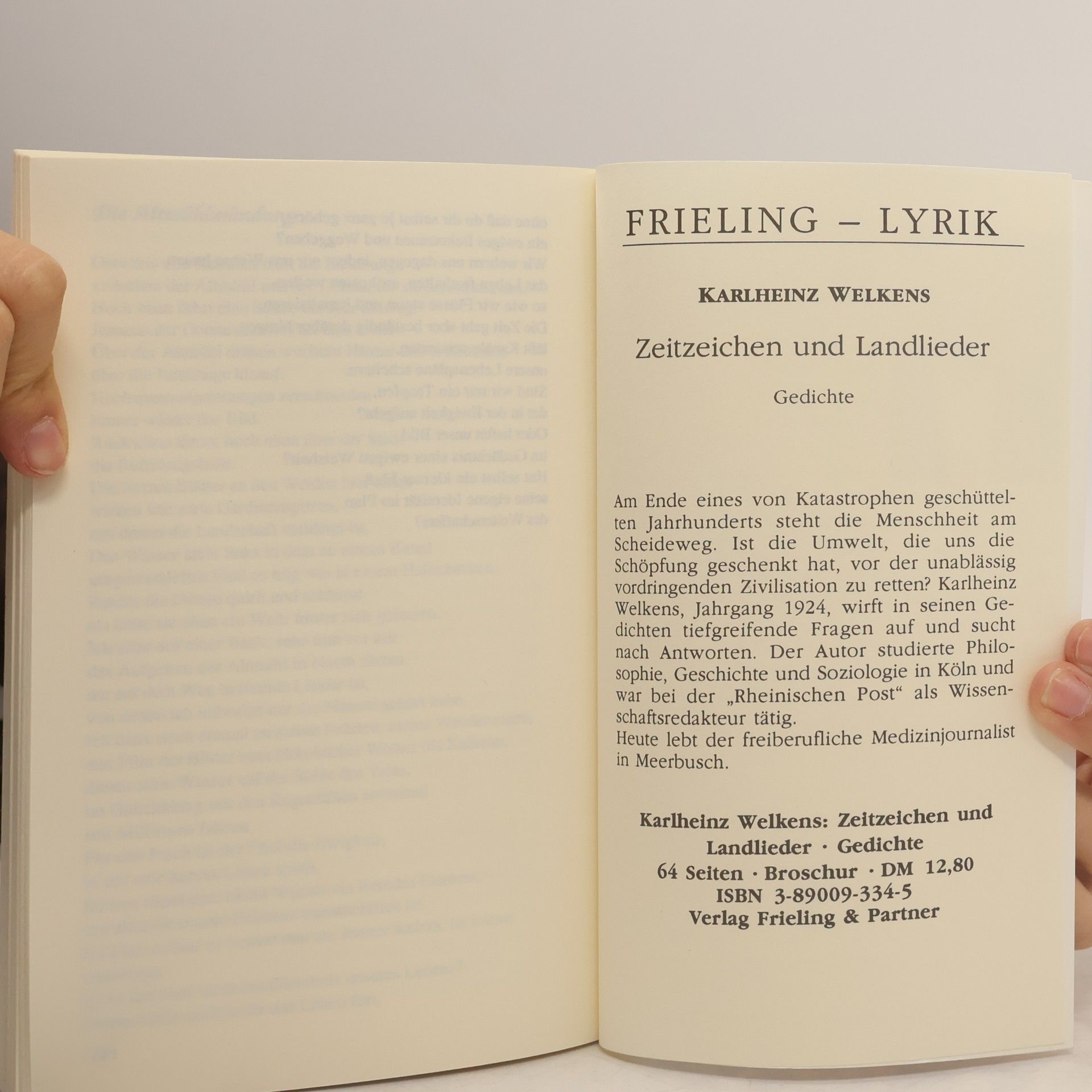 Hans Monix Geheimnisvolle, stille Altmühl. Lyrik