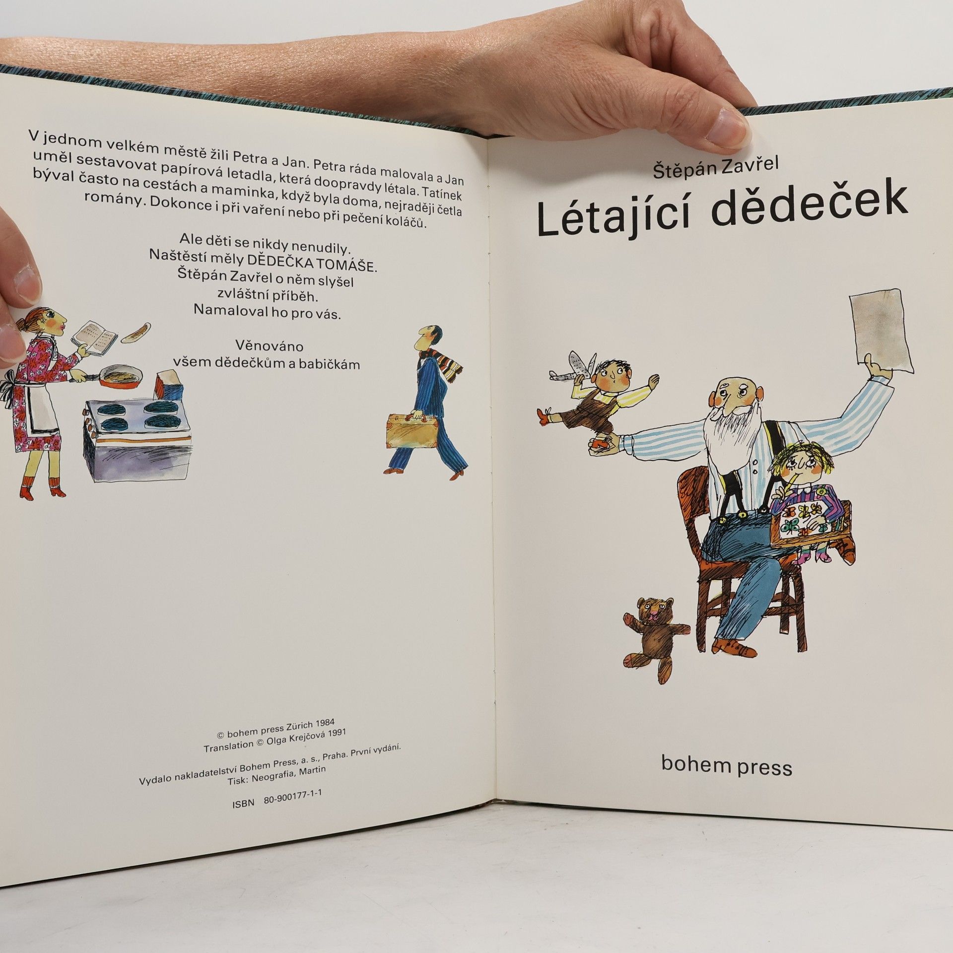 Štěpán Zavřel Létající dědeček
