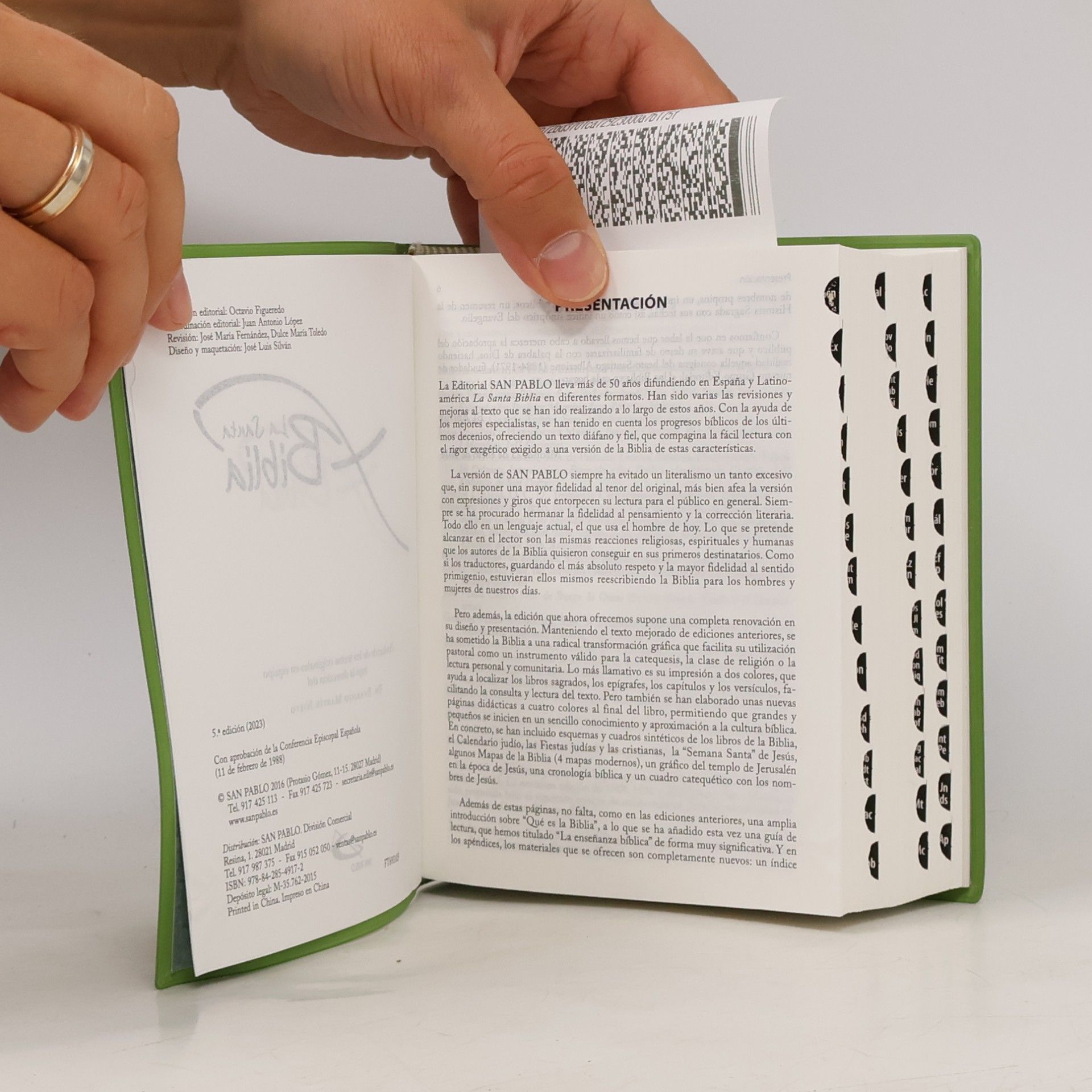 Evaristo Martín Nieto La Santa Biblia: tapa plástico