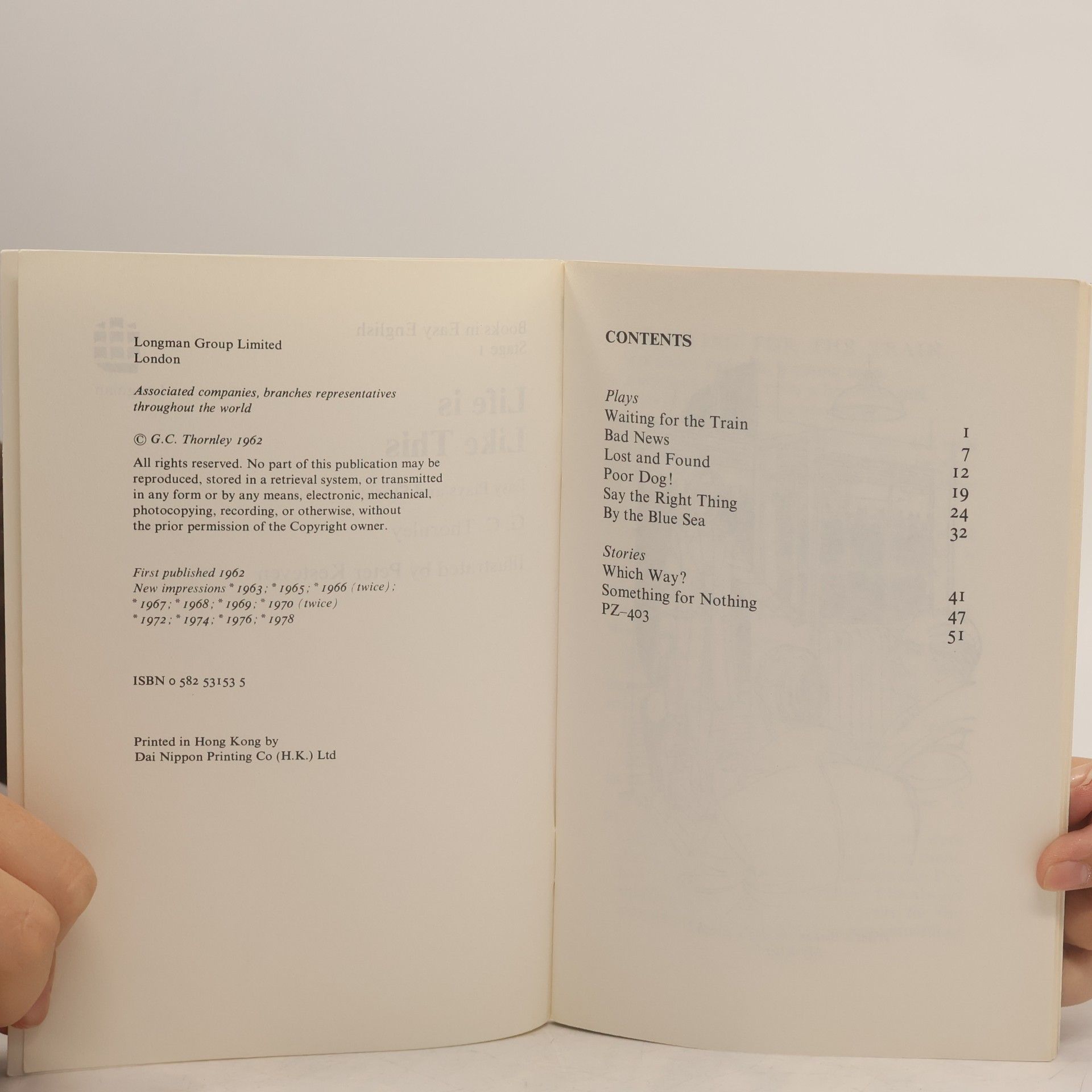 Granville Calland Thornley Books In Easy English - 1: Life Is Like This