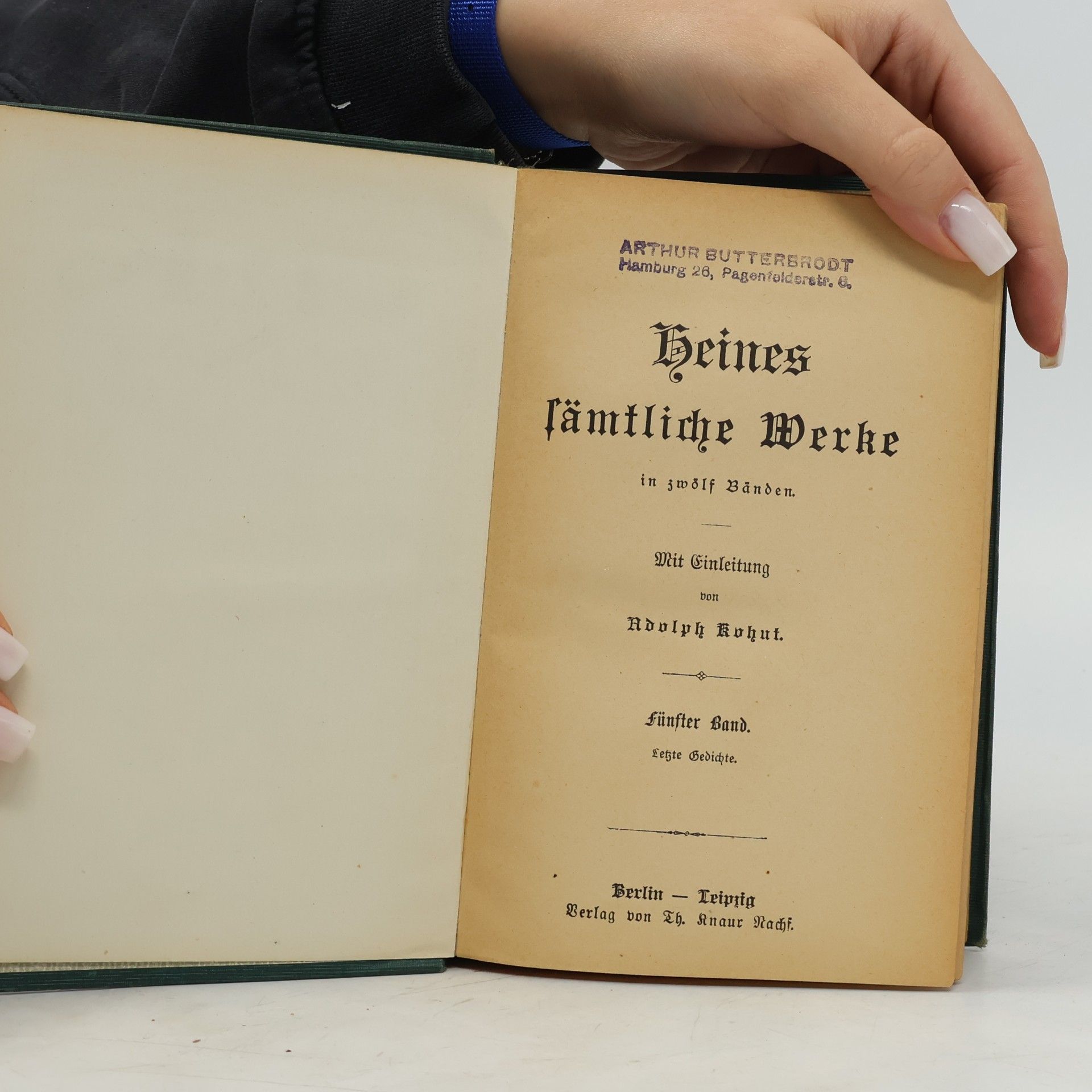 Heinrich Heine Heines sämtliche Werke 5