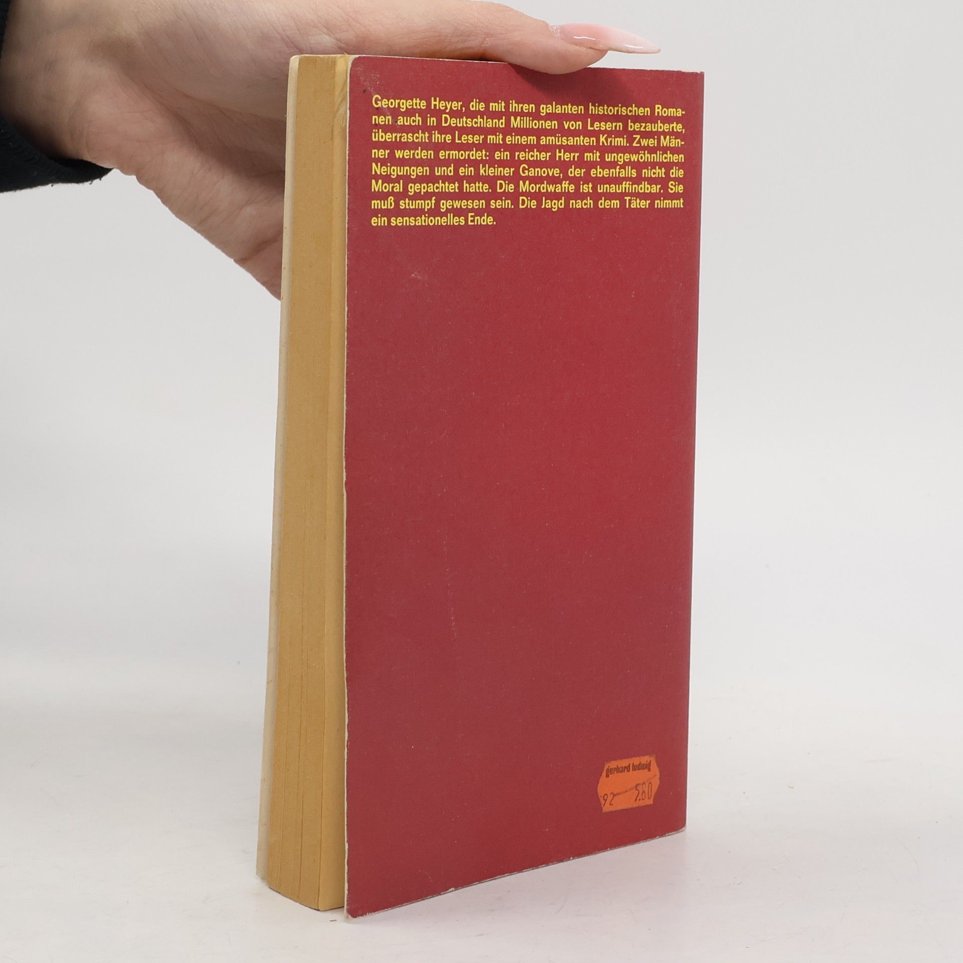 Georgette Heyer Ein Mord mit stumpfer Waffe