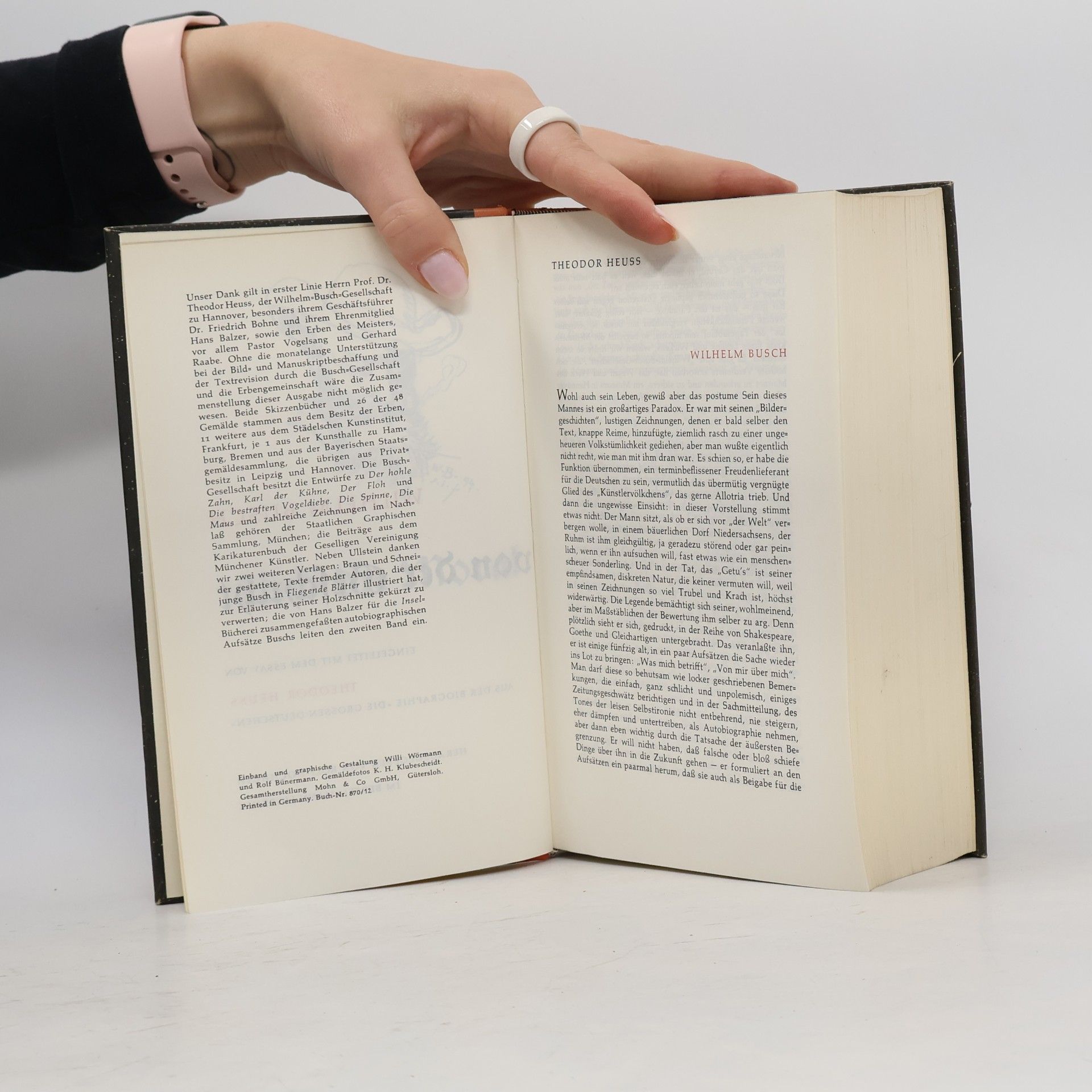 Wilhelm Busch Und die Moral von der Geschicht