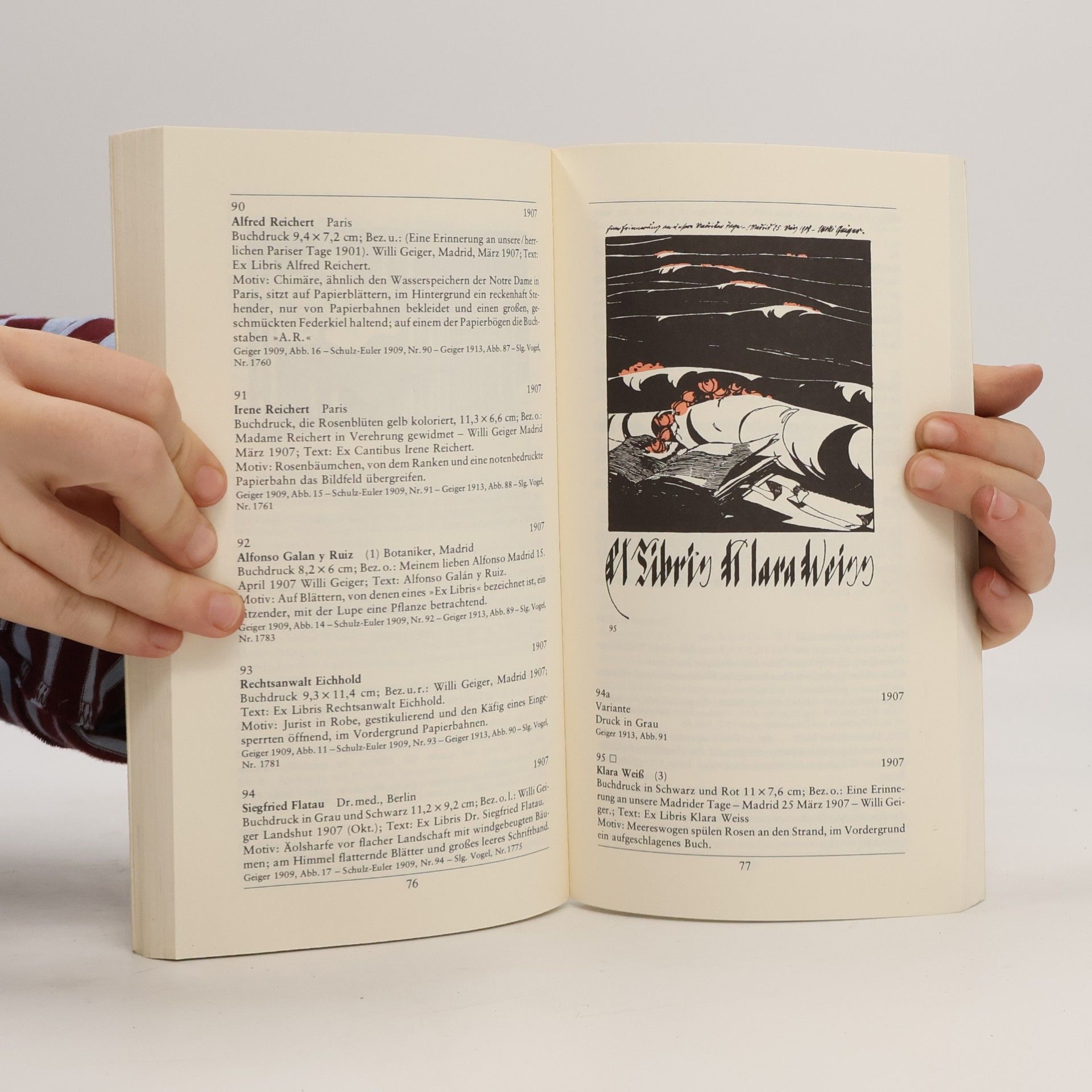 Karl Heinz Schreyl Willi Geiger, Exlibris: Gesamtverzeichnis