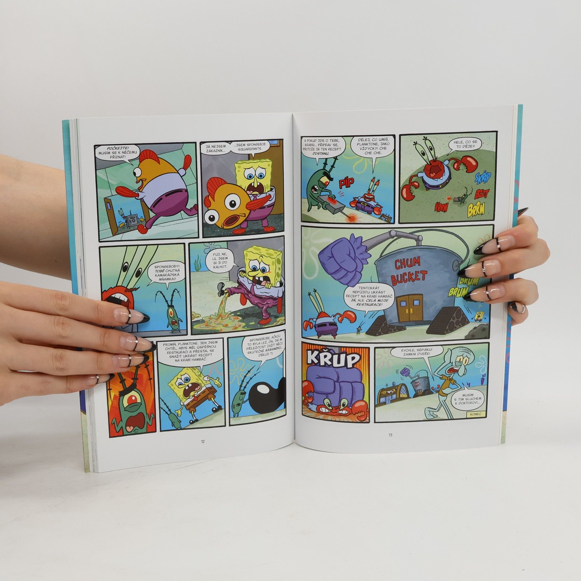 Stephen Hillenburg SpongeBob : komiks. Č. 1, Praštěné podmořské příběhy