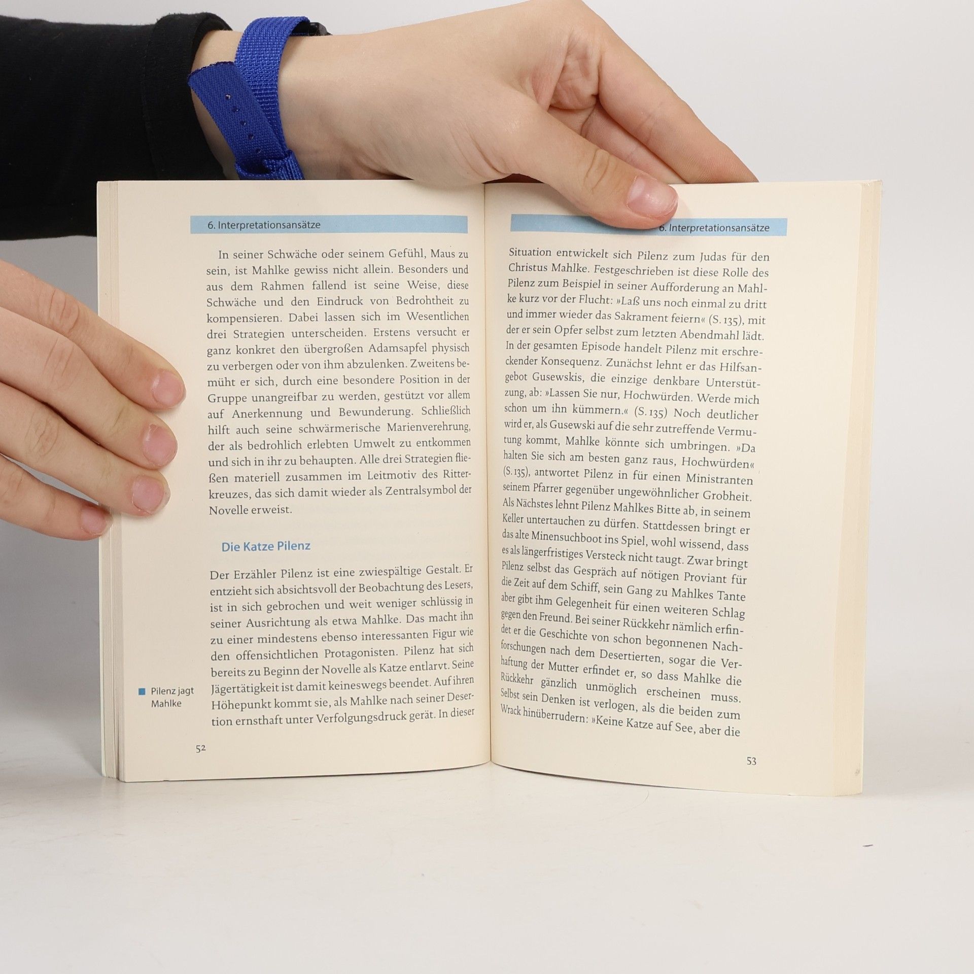 Wolfgang Spreckelsen Katz und Maus von Günter Grass: Lektüreschlüssel mit Inhaltsangabe, Interpretation, Prüfungsaufgaben mit Lösungen, Lernglossar.