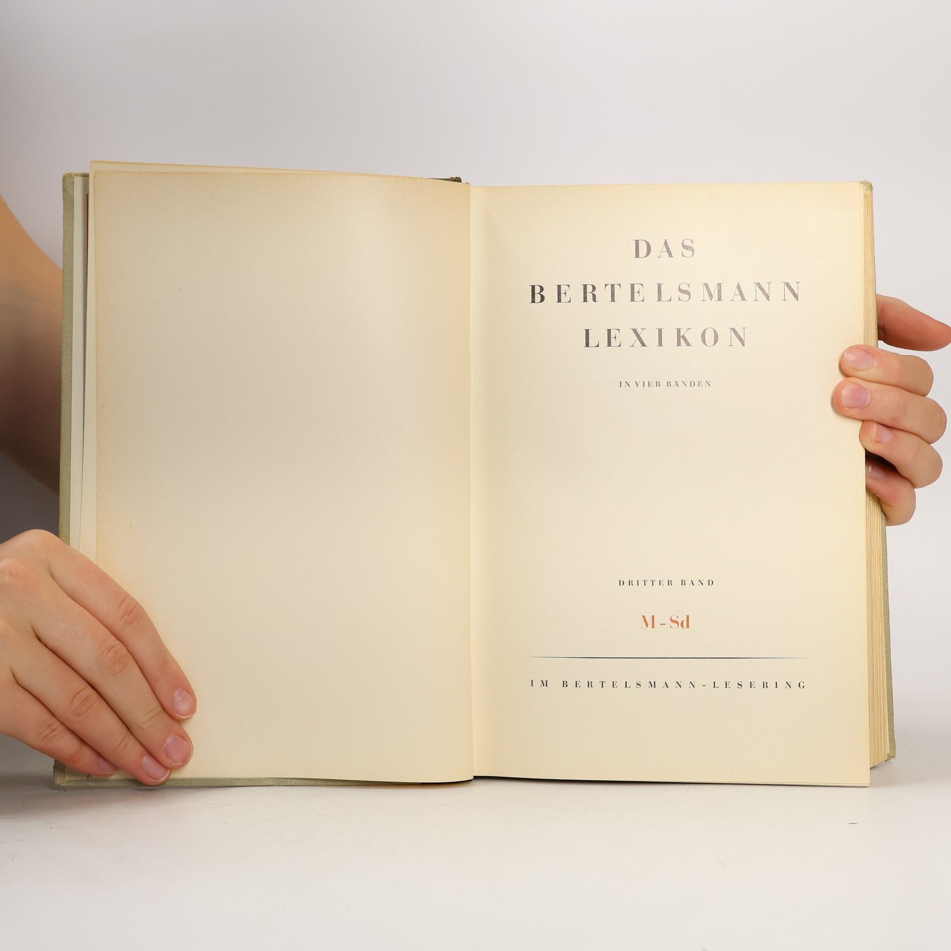 Autorenkollektiv Das Bertelsmann Lexikon 3. M-Sd