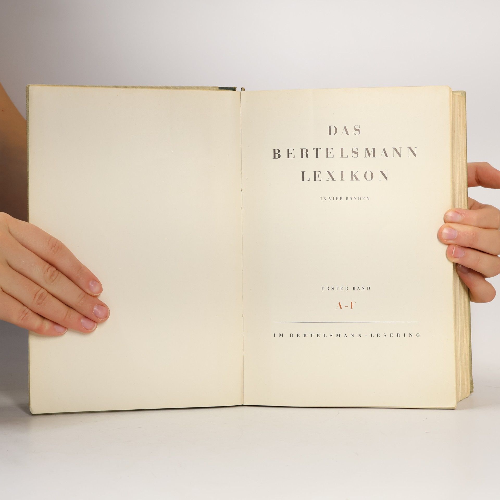 Autorenkollektiv Das Bertelsmann Lexikon I. A-F