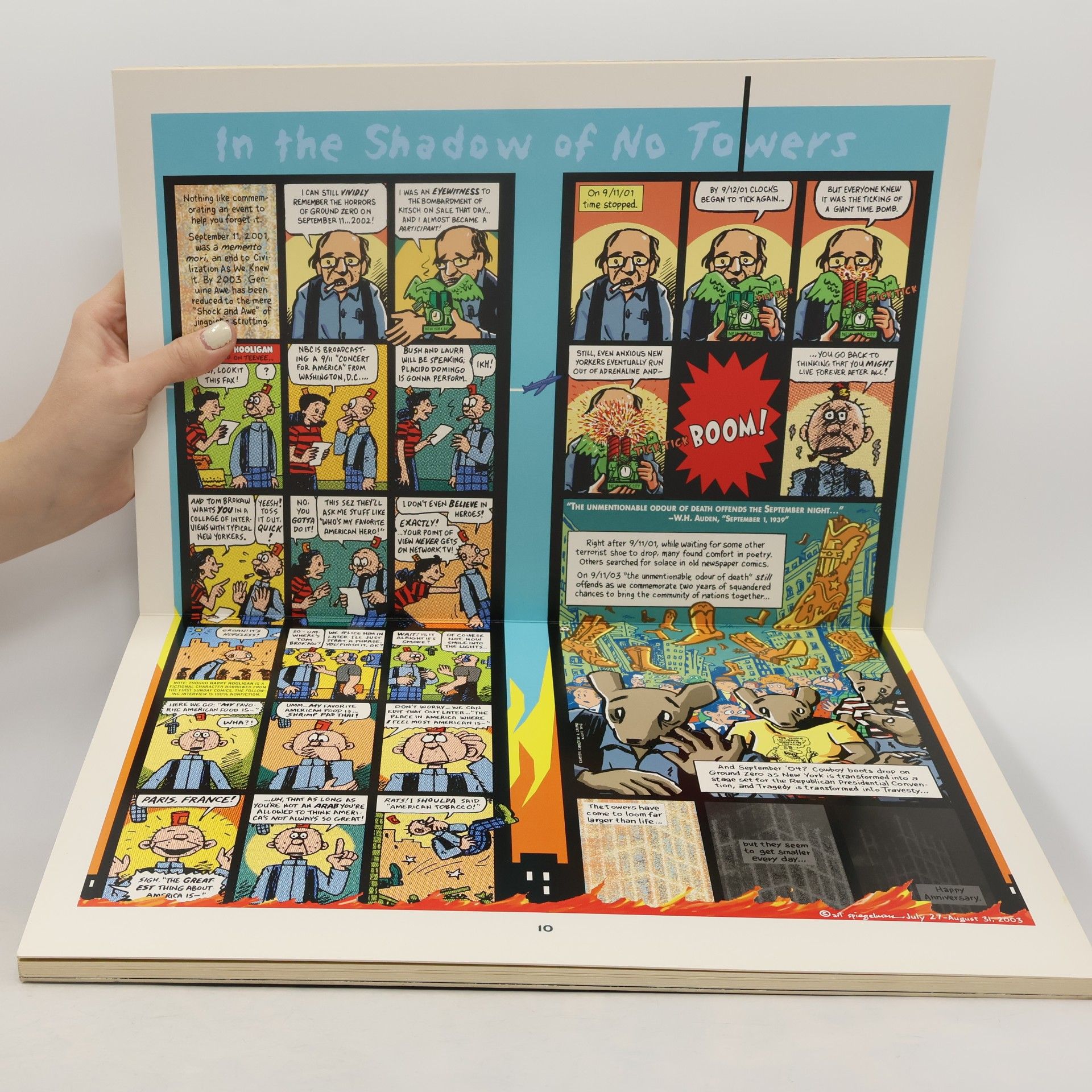 Art Spiegelman In the shadow of no towers