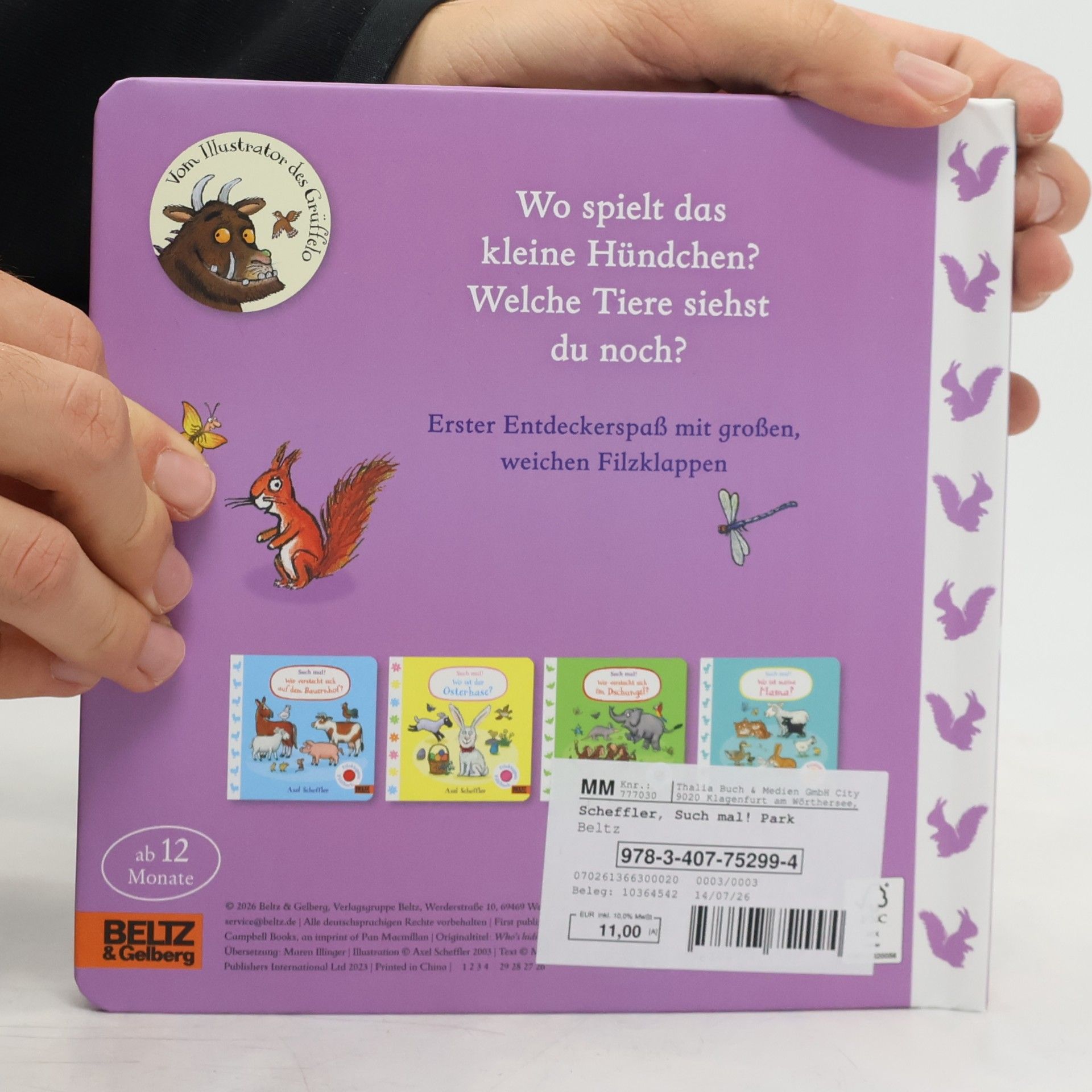 Axel Scheffler Wer versteckt sich im Park?