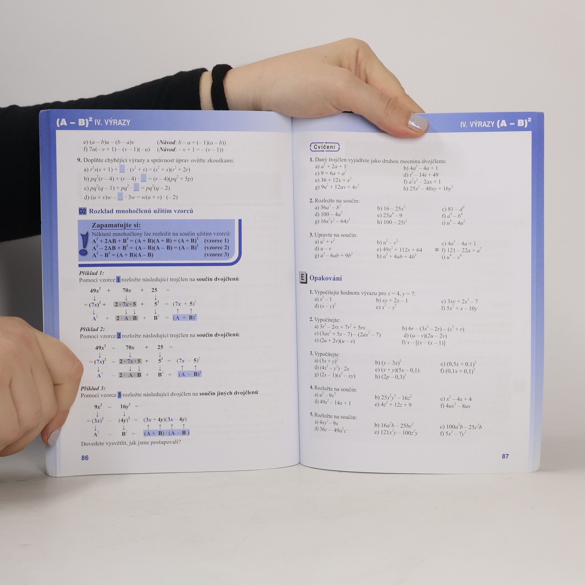 Zdeněk Půlpán Matematika pro základní školy 8, algebra, učebnice